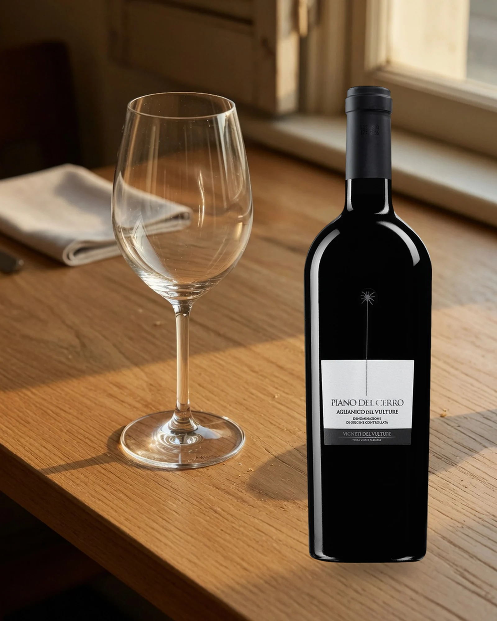 Piano del Cerro — красное Aglianico del Vulture DOC хозяйства Vigneti del Vulture