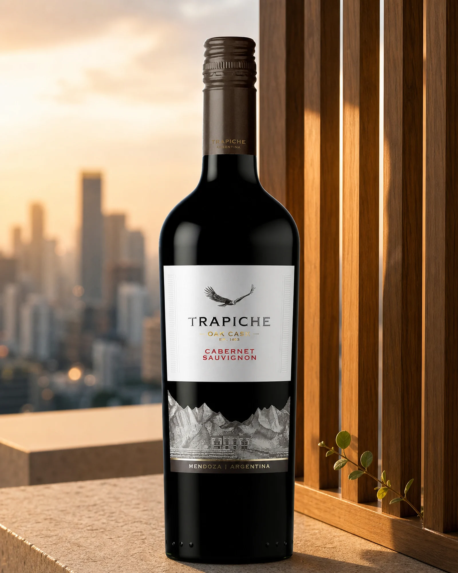 Trapiche Oak Cask Cabernet Sauvignon 2022 — красное аргентинское вино из линейки Oak Cask