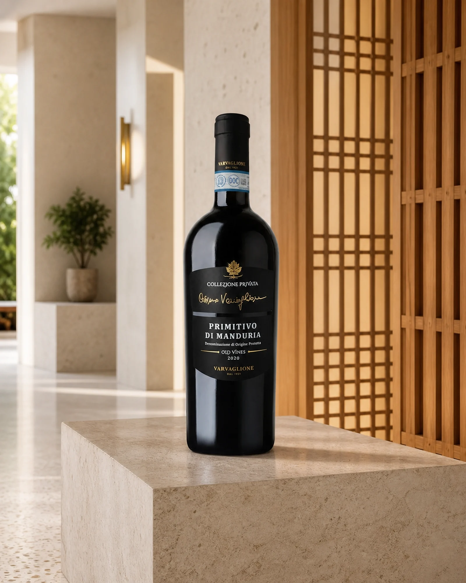 Varvaglione Collezione Privata Cosimo Varvaglione Primitivo di Manduria DOP 2020 — красное вино семейной коллекции из старых лоз, урожай 2020