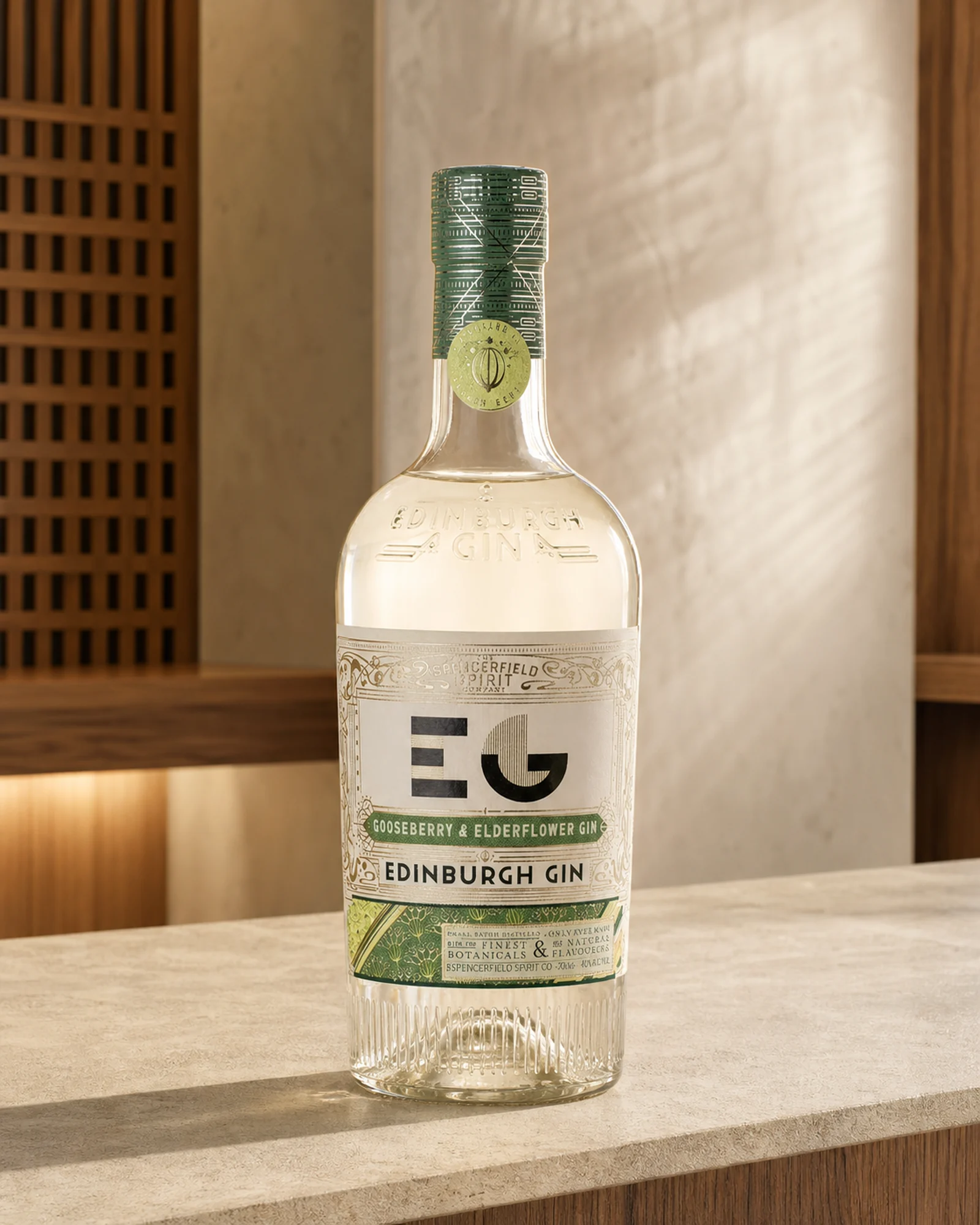 Edinburgh Gin Gooseberry & Elderflower — джин Edinburgh Gin с крыжовником и цветом бузины