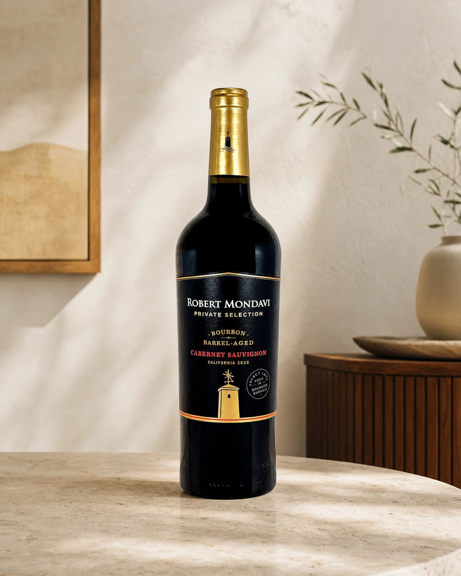 Robert Mondavi Private Selection Bourbon Barrel-Aged Cabernet Sauvignon — калифорнийское каберне из бурбонных бочек