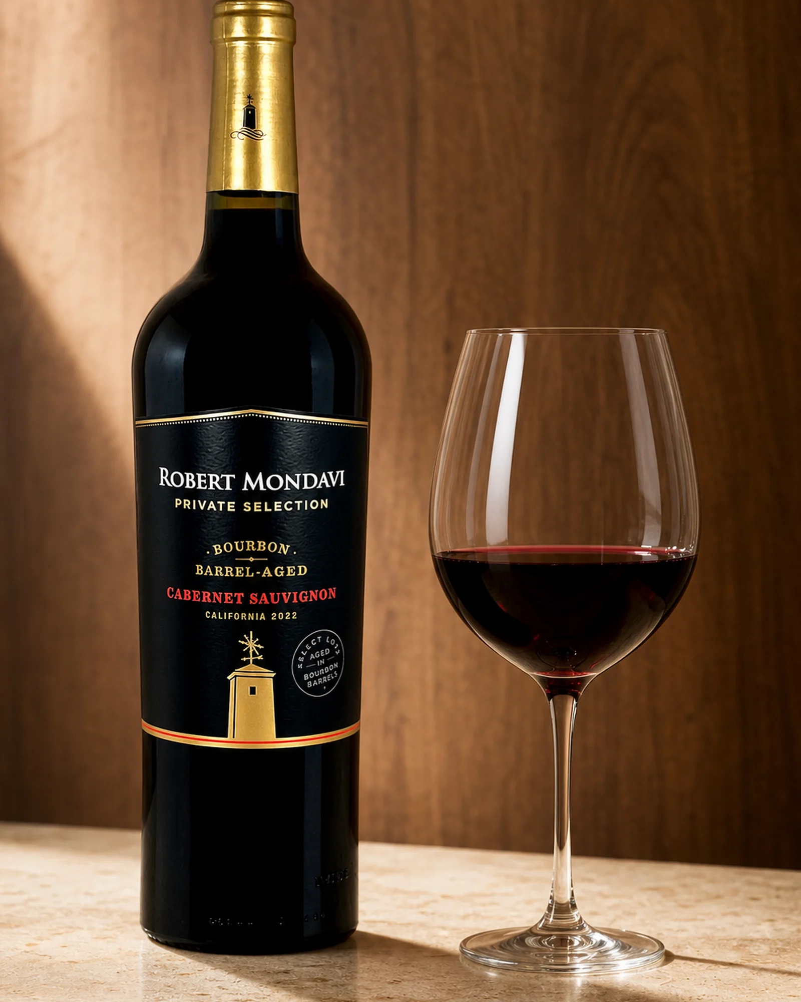 Robert Mondavi Private Selection Bourbon Barrel-Aged Cabernet Sauvignon — калифорнийское каберне из бурбонных бочек