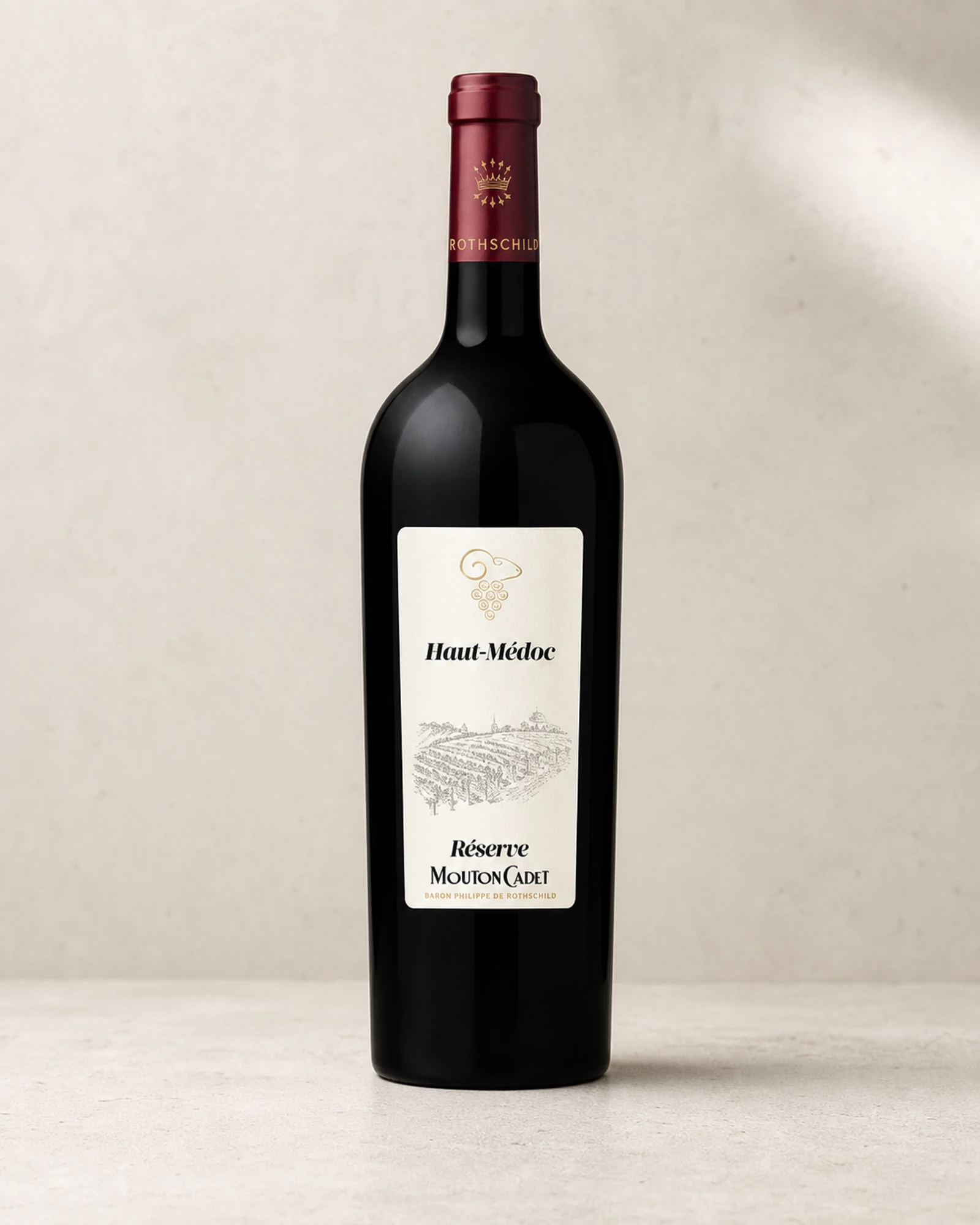 Réserve Mouton Cadet Haut-Médoc 2019 — красное вино Réserve Mouton Cadet Haut-Médoc, урожай 2019