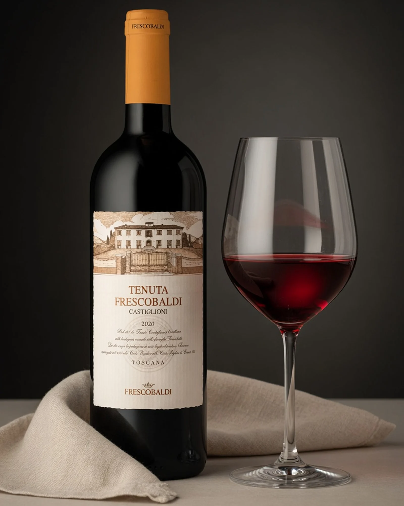 Tenuta Frescobaldi di Castiglioni 2020 — тосканское красное вино урожая 2020 года