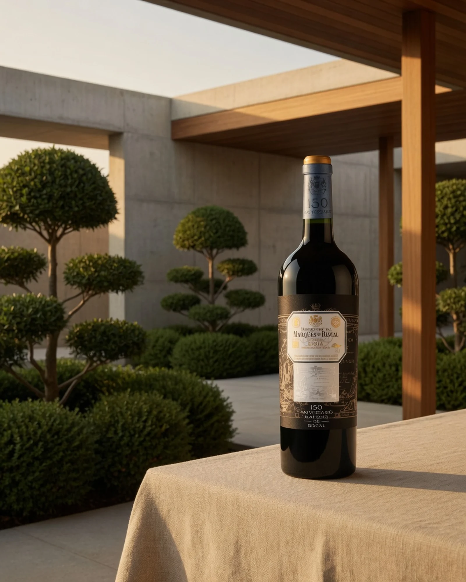 Marqués de Riscal 150 Aniversario 2019 — красное вино юбилейного выпуска Маркес де Рискаль, урожай 2019
