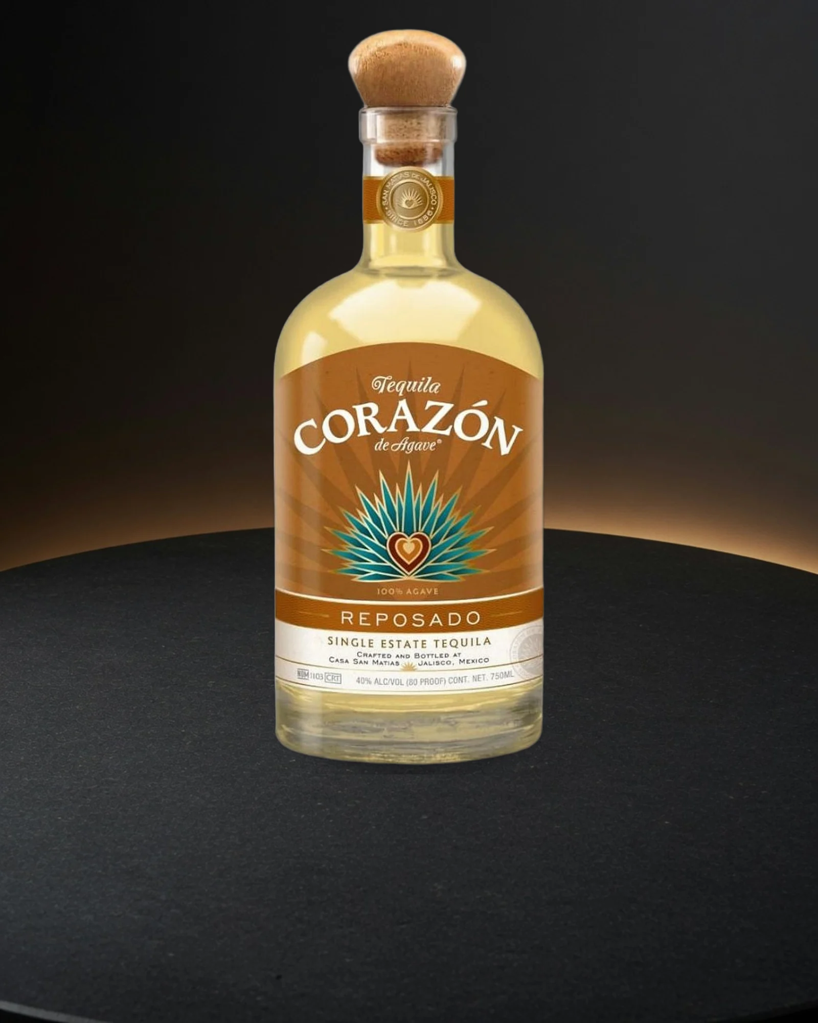 Corazón Reposado — текила репосадо Single Estate с выдержкой в американском дубе