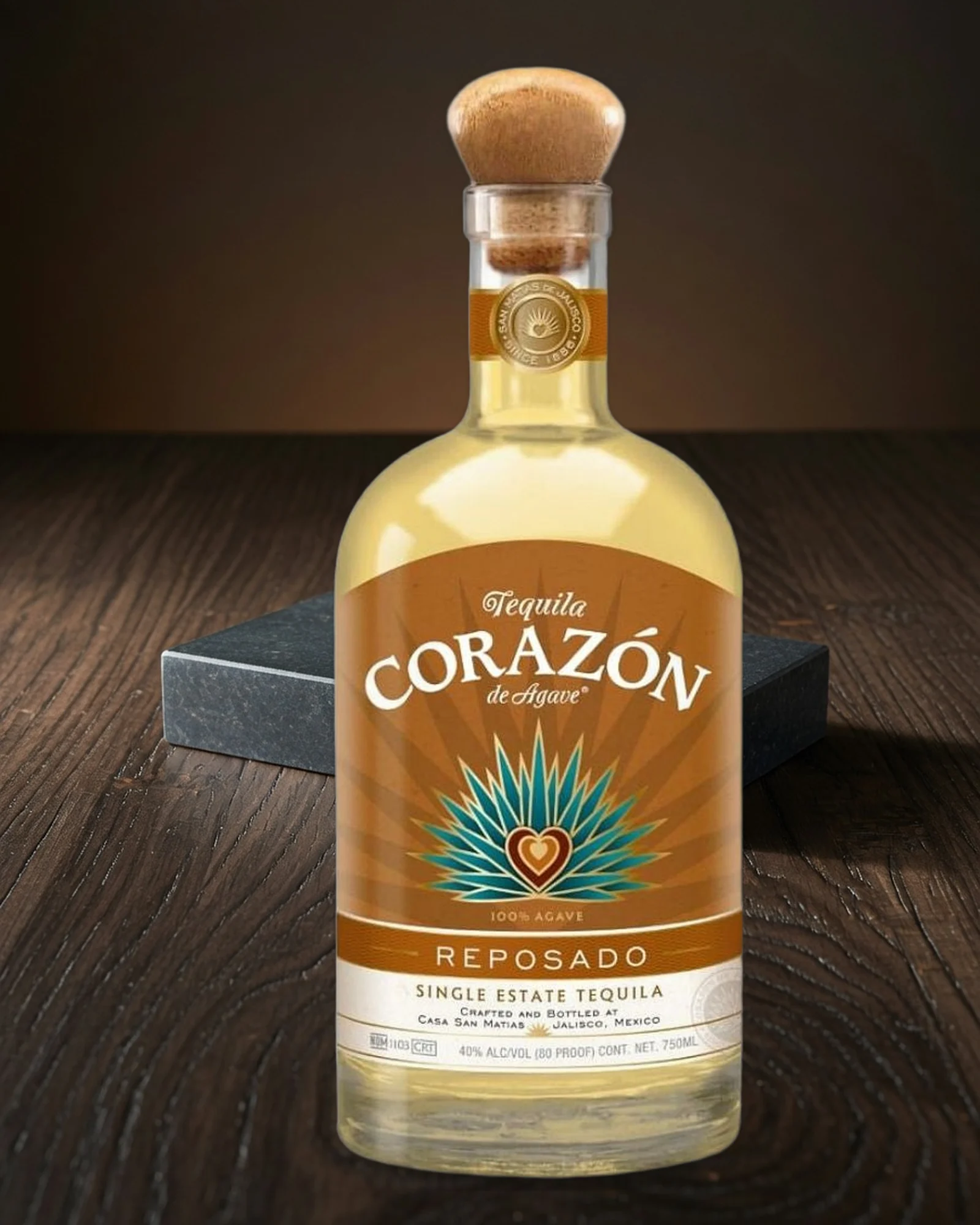 Corazón Reposado — текила репосадо Single Estate с выдержкой в американском дубе