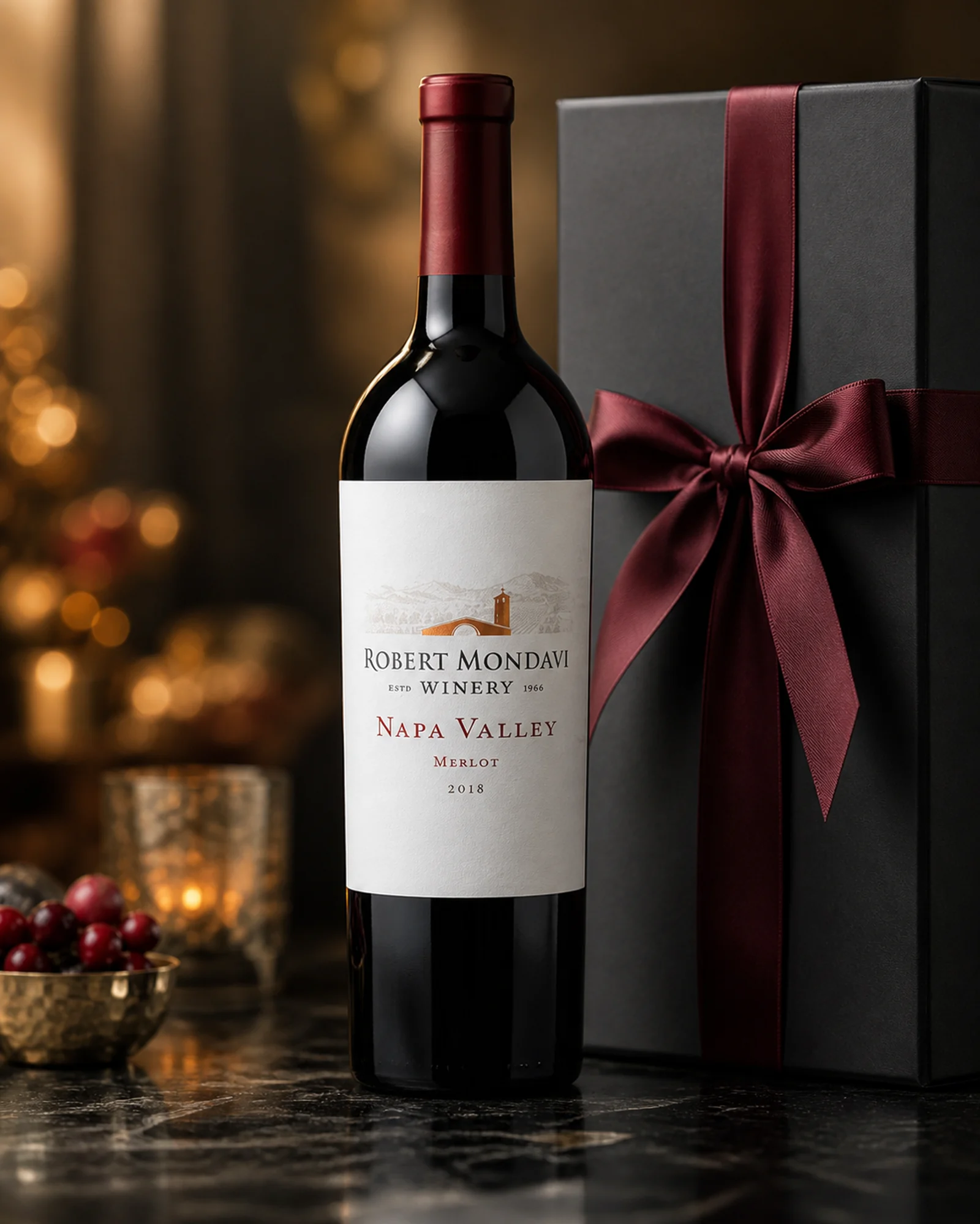 Robert Mondavi Napa Valley Merlot 2018 — красное сухое мерло долины Напа, урожай 2018