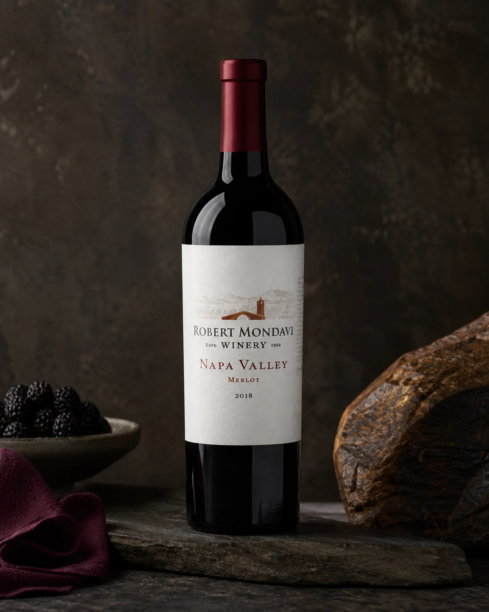 Robert Mondavi Napa Valley Merlot 2018 — красное сухое мерло долины Напа, урожай 2018
