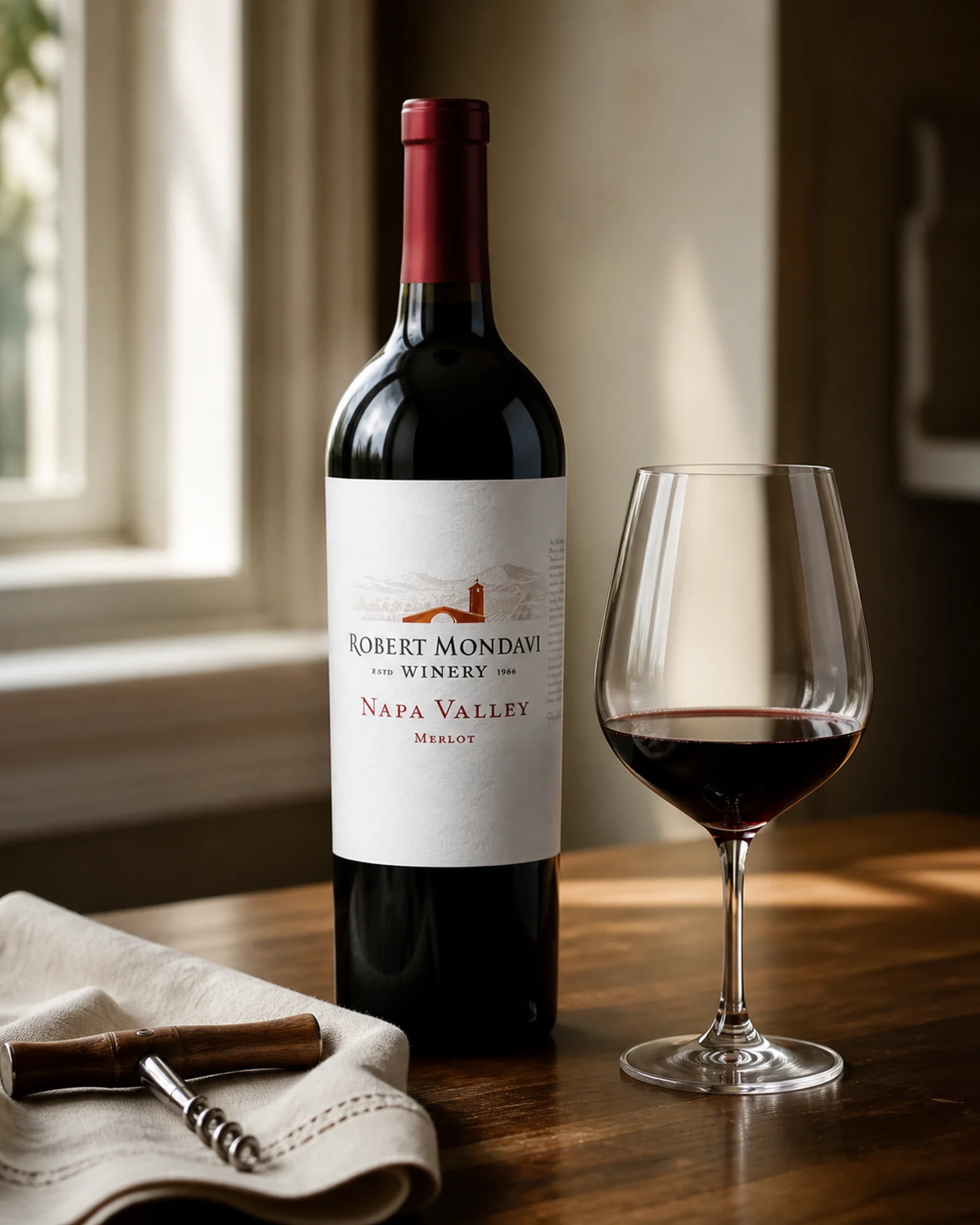 Robert Mondavi Napa Valley Merlot 2018 — красное сухое мерло долины Напа, урожай 2018