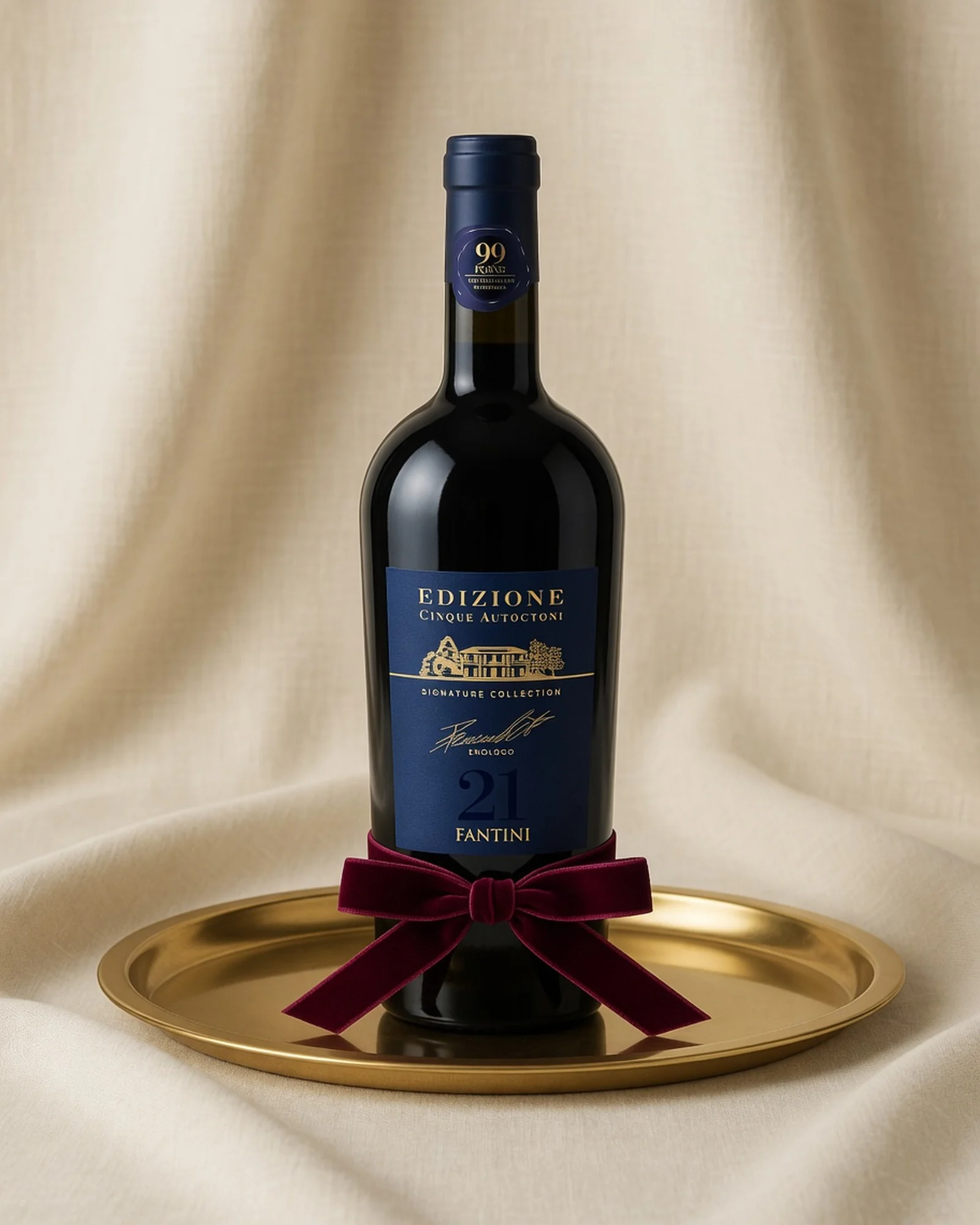 Fantini Edizione Signature 2021 — красный купаж Фантини, винтаж 2021