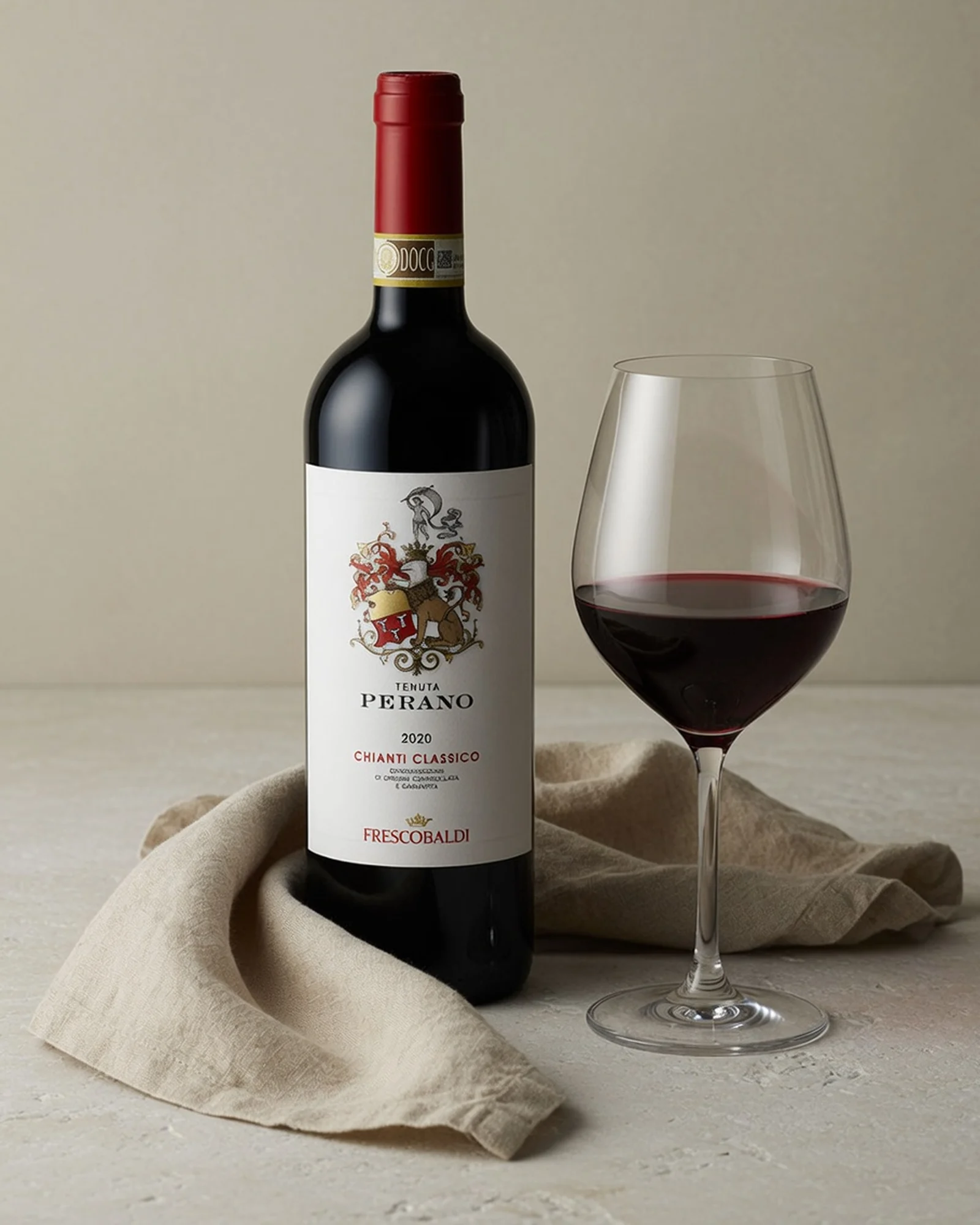 Frescobaldi Perano Chianti Classico 2020 — кьянти классико урожая 2020 с виноградников Tenuta Perano