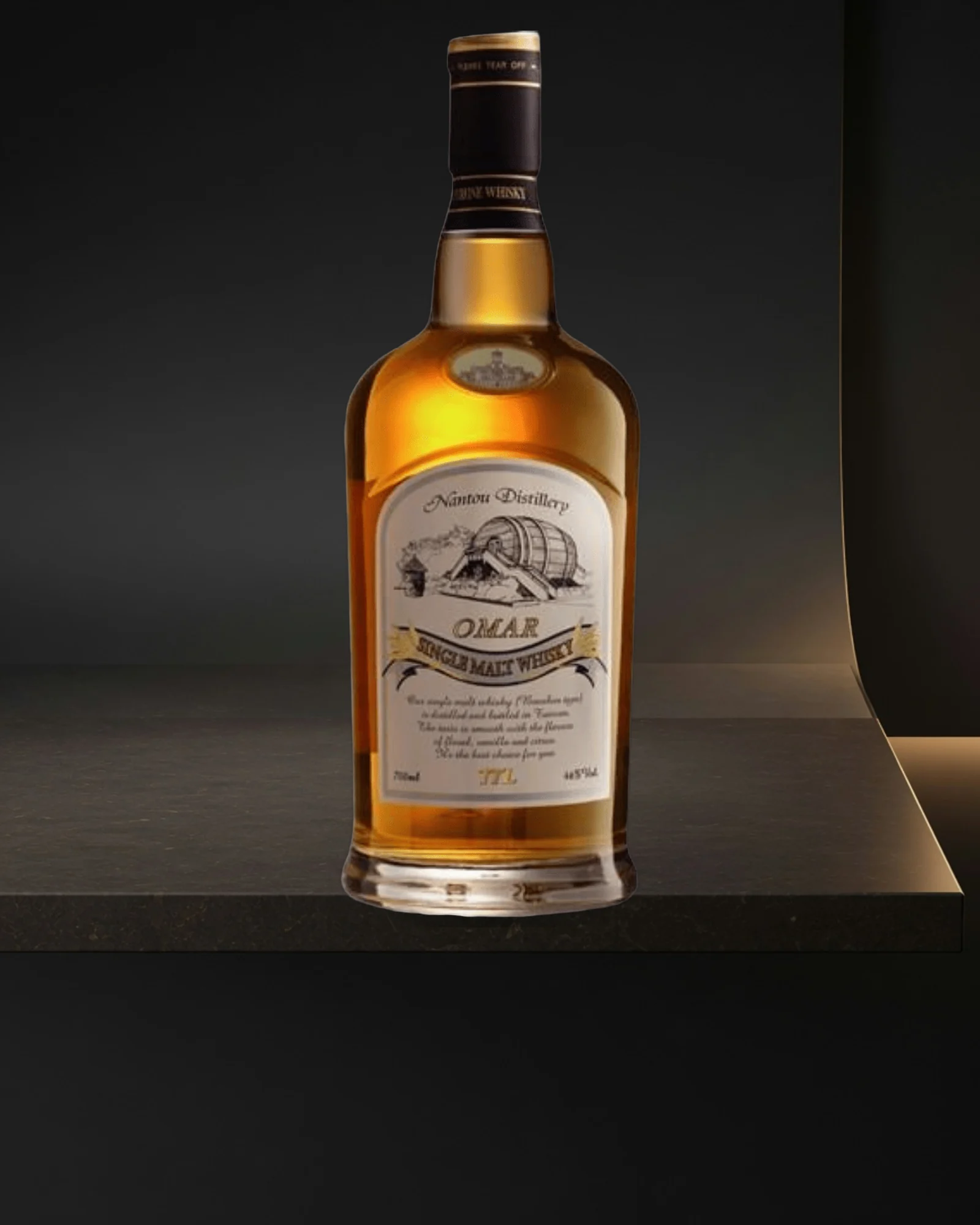 TTL Omar Bourbon — односолодовый виски Omar в бочках из-под бурбона