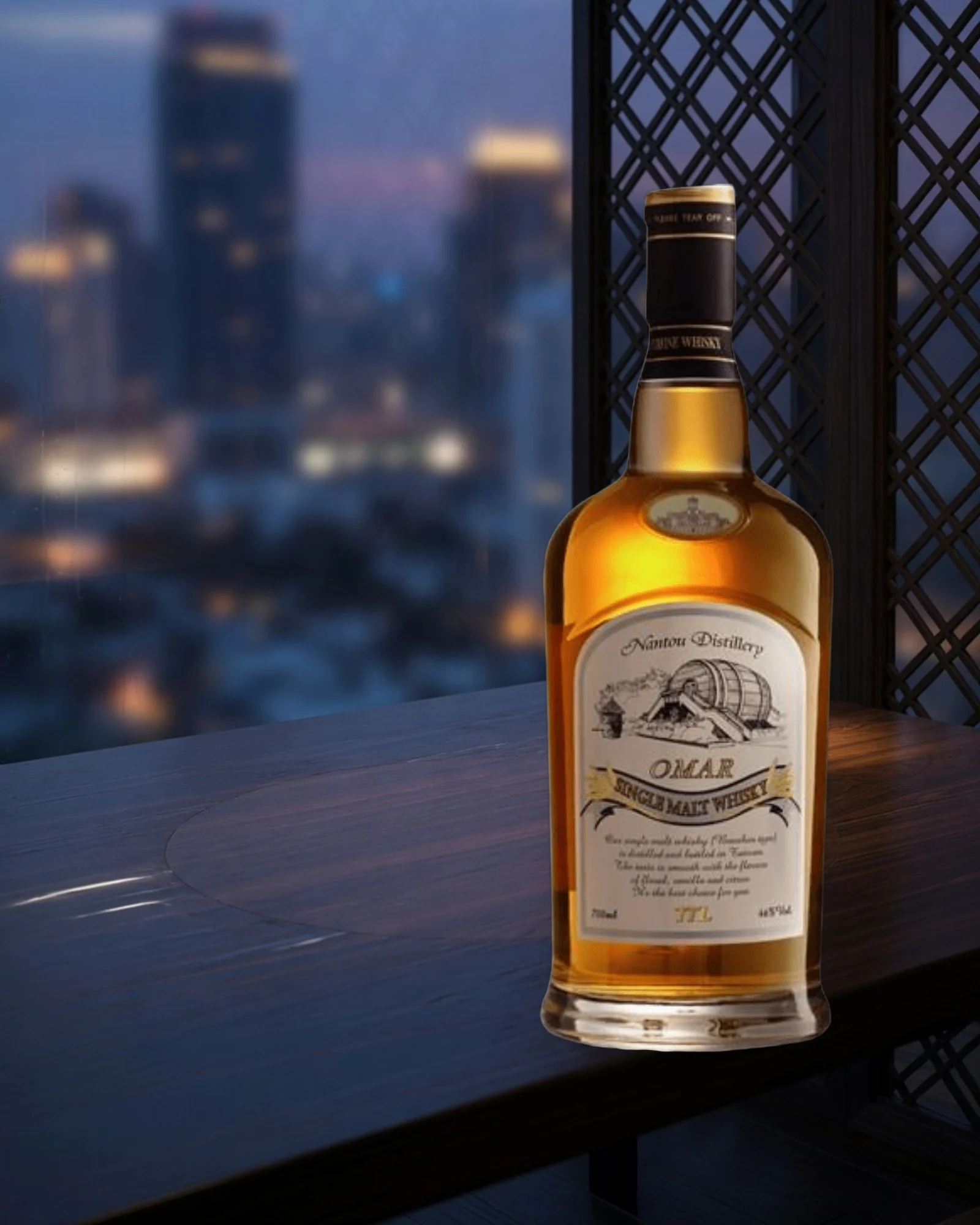 TTL Omar Bourbon — односолодовый виски Omar в бочках из-под бурбона
