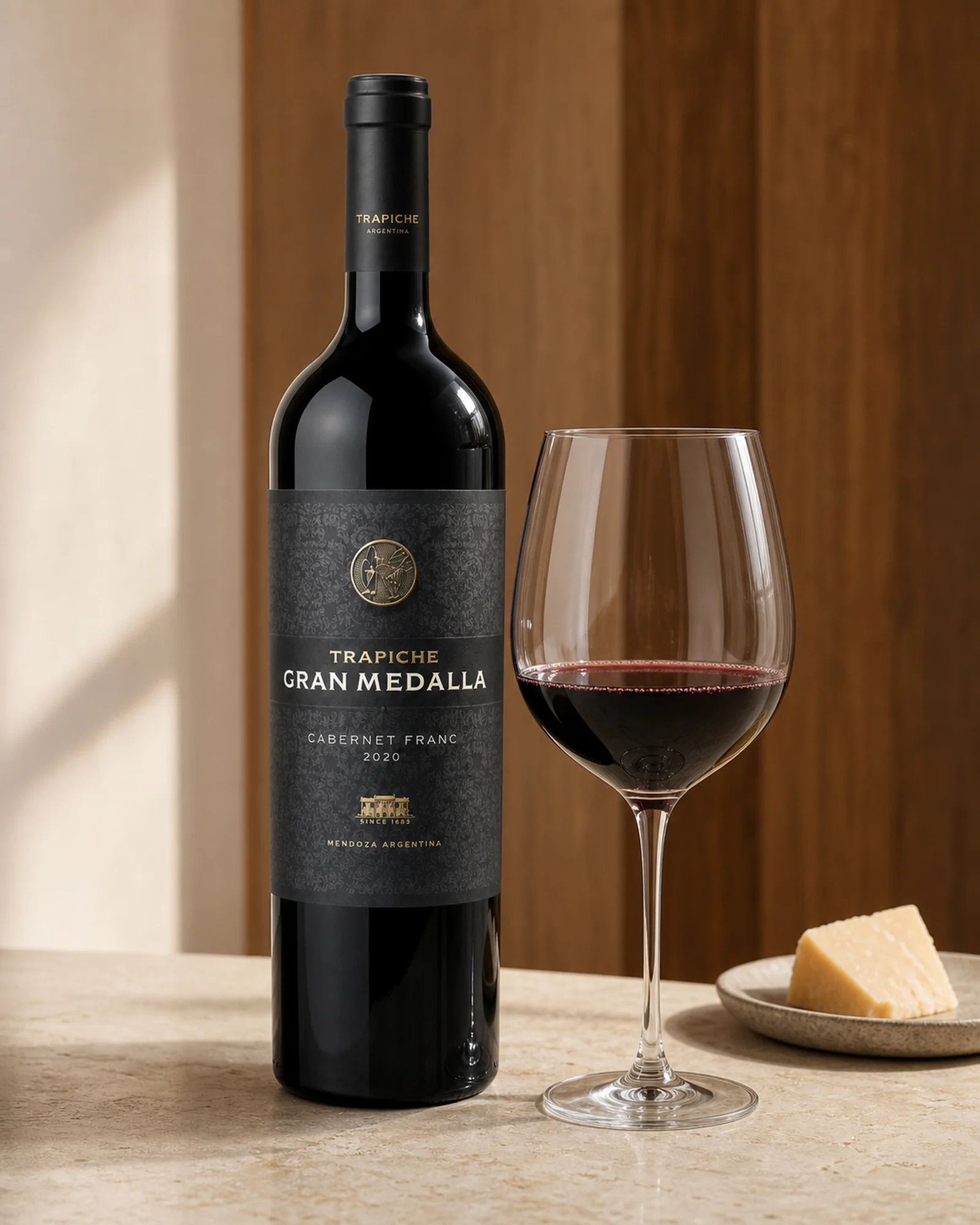 Trapiche Gran Medalla Cabernet Franc 2020 — красное аргентинское вино урожая 2020 года из линейки Grand Medalla