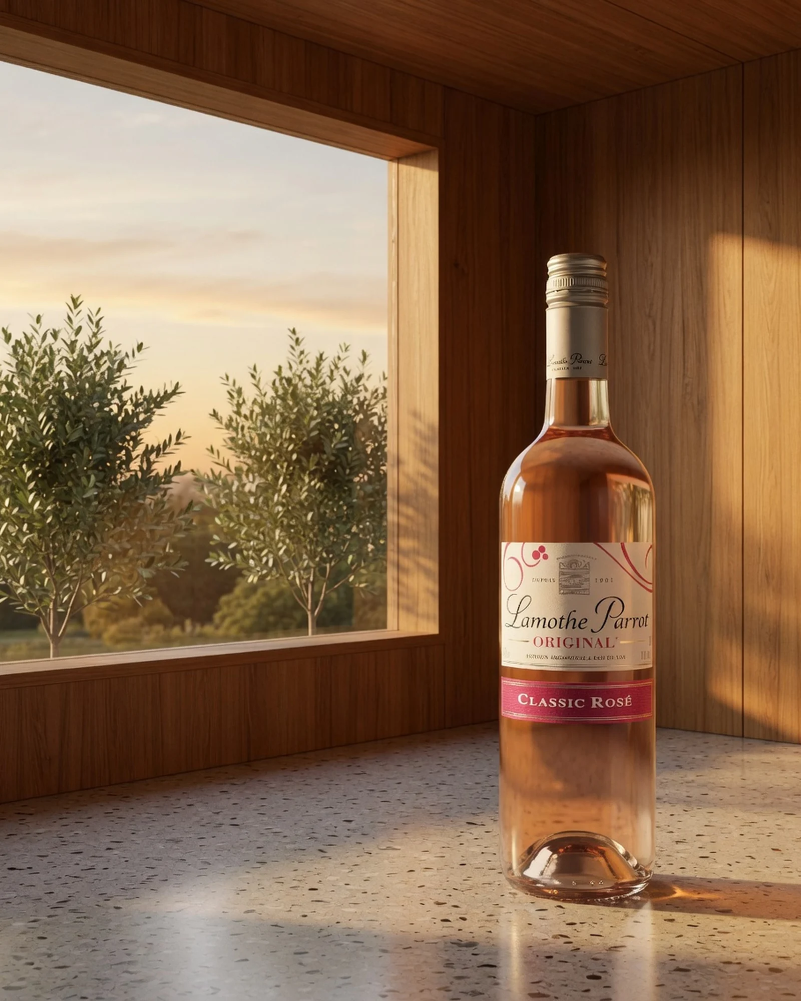 Lamothe Parrot Classic Rosé — сухое розовое вино линейки Classic
