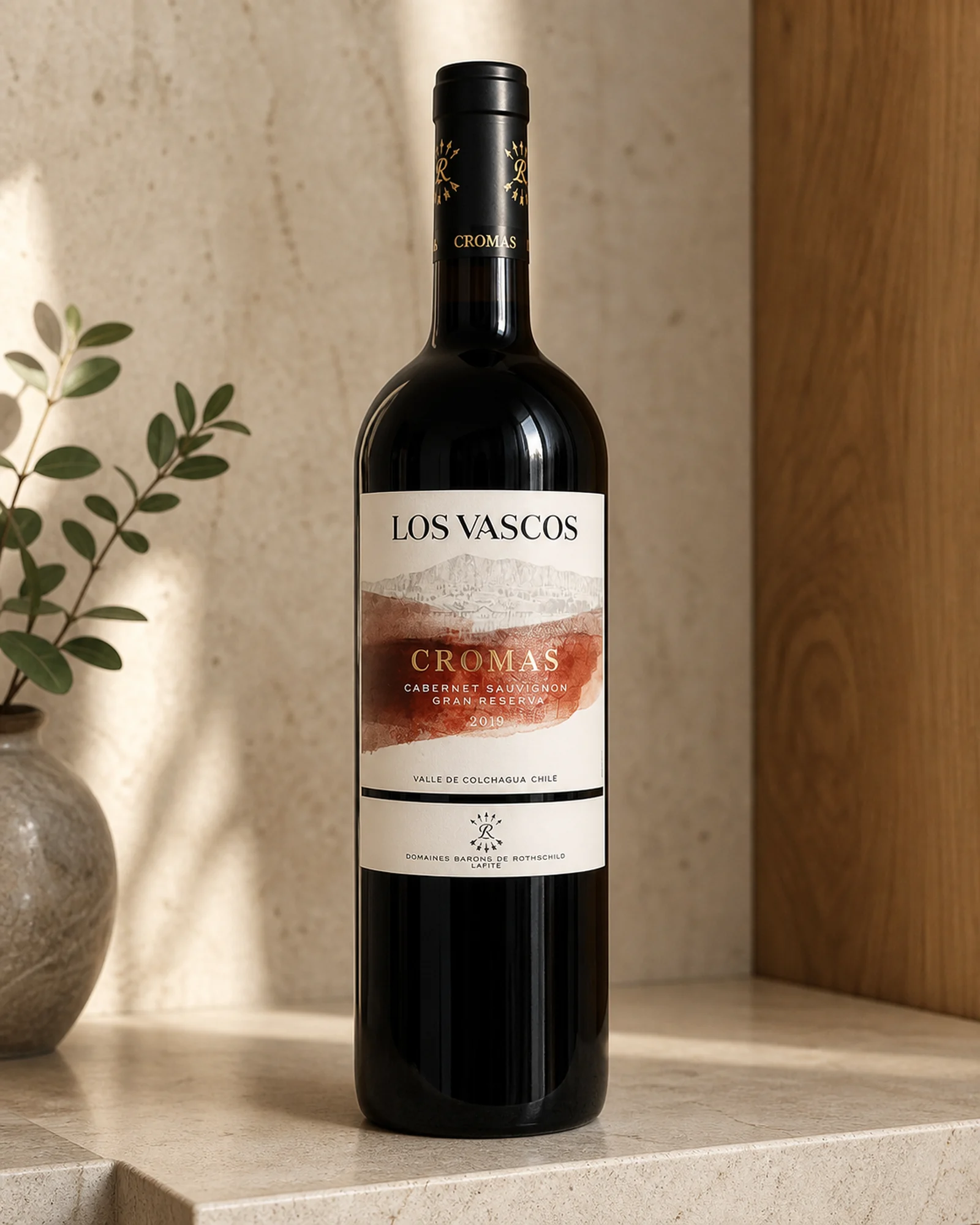 Los Vascos Cromas Gran Reserva Cabernet Sauvignon 2019 — красное гран резерва долины Кольчагуа