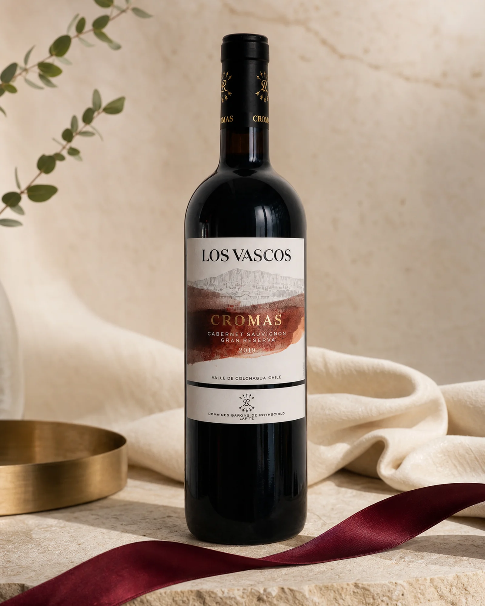 Los Vascos Cromas Gran Reserva Cabernet Sauvignon 2019 — красное гран резерва долины Кольчагуа