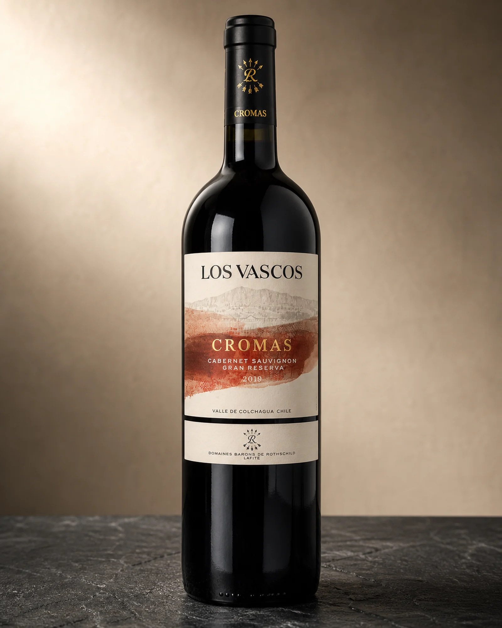 Los Vascos Cromas Gran Reserva Cabernet Sauvignon 2019 — красное гран резерва долины Кольчагуа