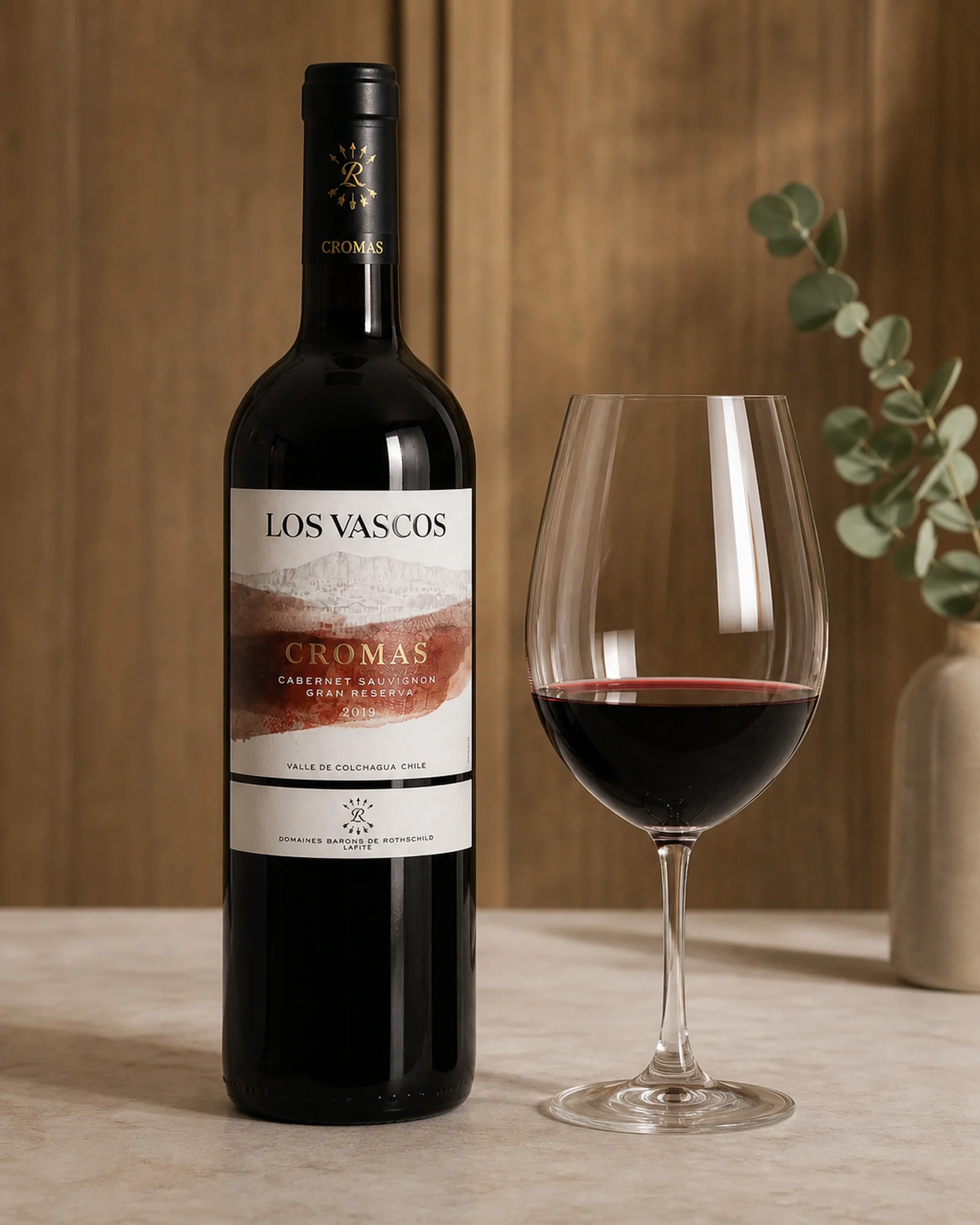 Los Vascos Cromas Gran Reserva Cabernet Sauvignon 2019 — красное гран резерва долины Кольчагуа