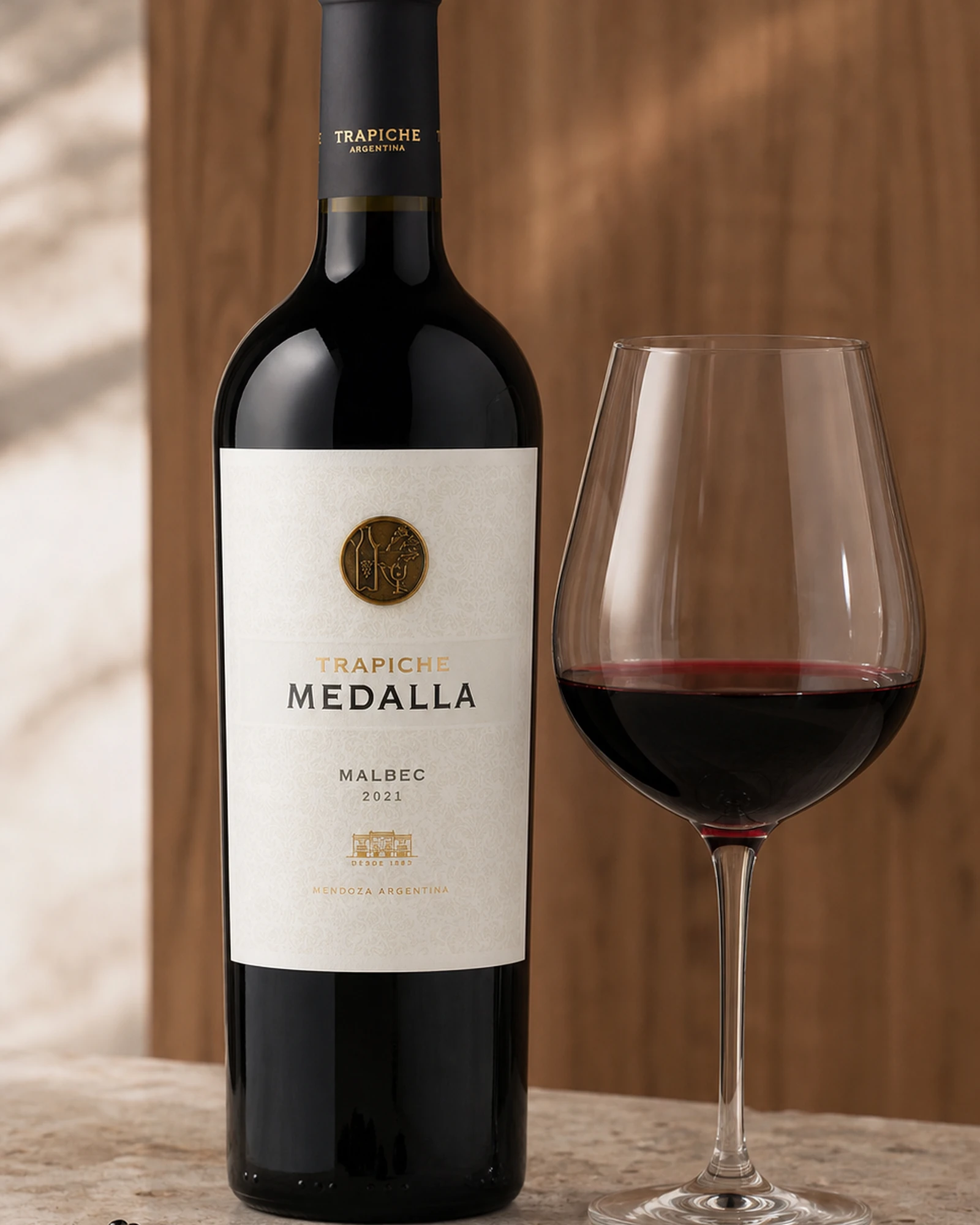 Trapiche Medalla Malbec 2021 — аргентинский мальбек линейки Medalla