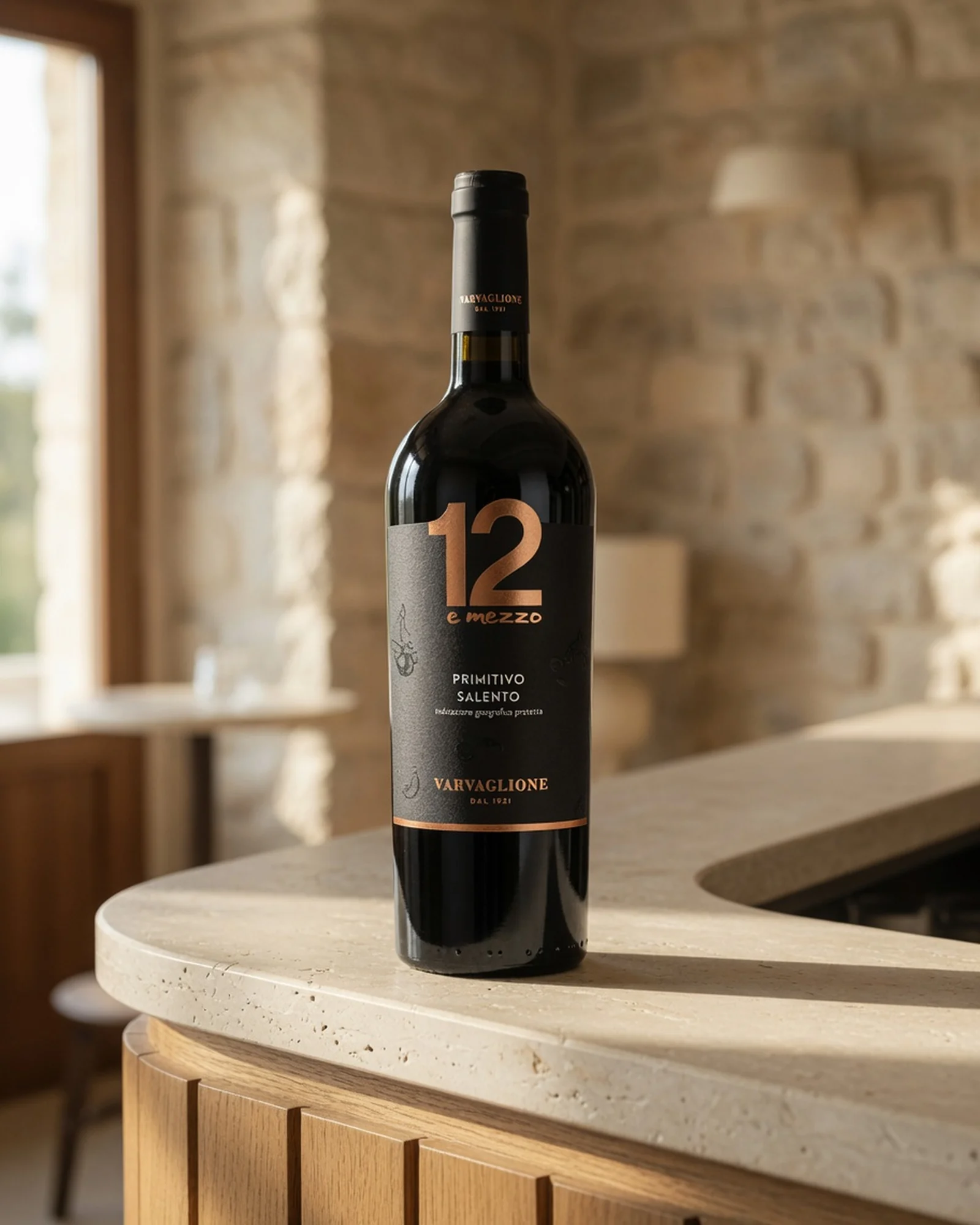 Varvaglione 12 e Mezzo Primitivo Salento 2021 — красное вино Примитиво Саленто