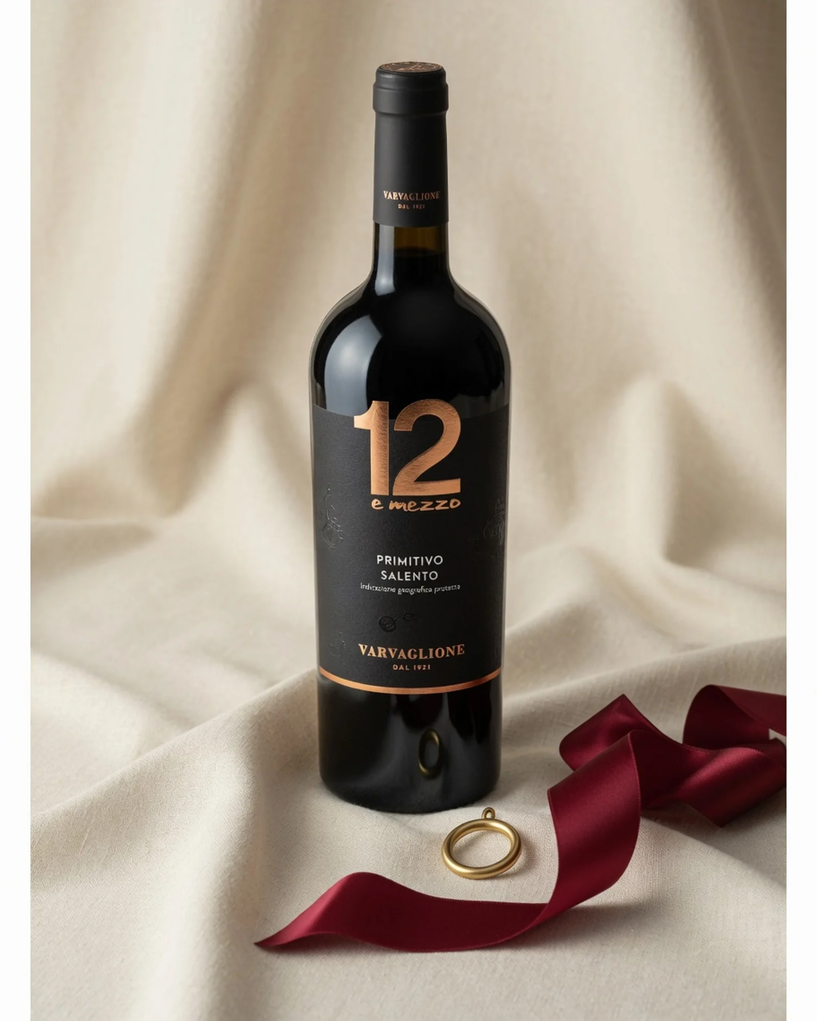 Varvaglione 12 e Mezzo Primitivo Salento 2021 — красное вино Примитиво Саленто