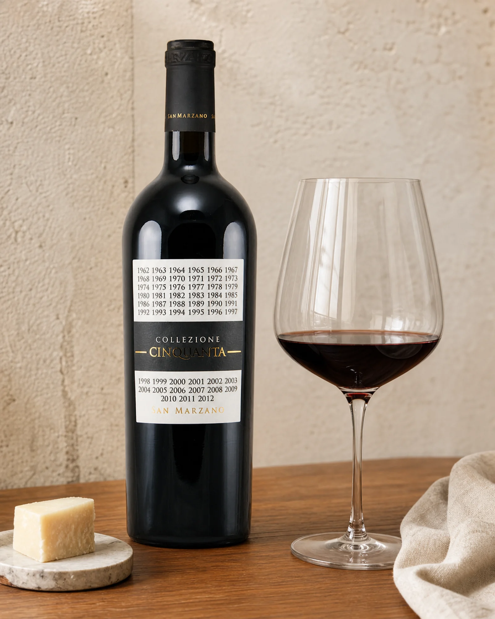 San Marzano Collezione Cinquanta Vino Rosso d'Italia — красное вино без года урожая линейки Collezione Cinquanta