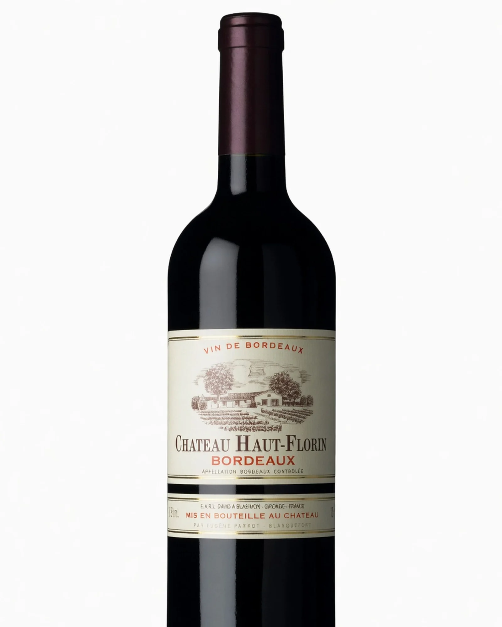 Château Haut-Florin 2021 — красное сухое вино AOP Bordeaux урожая 2021