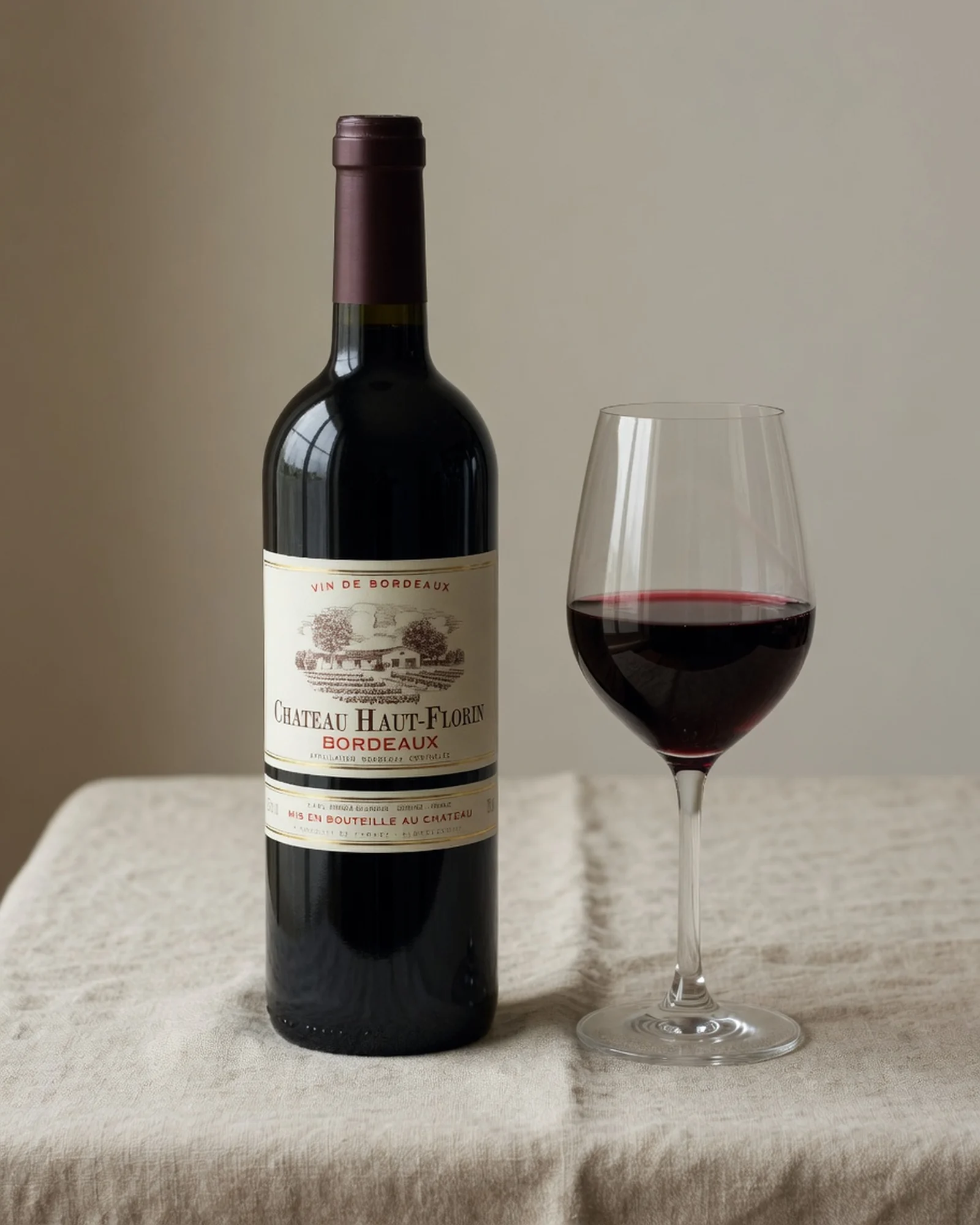 Château Haut-Florin 2021 — красное сухое вино AOP Bordeaux урожая 2021