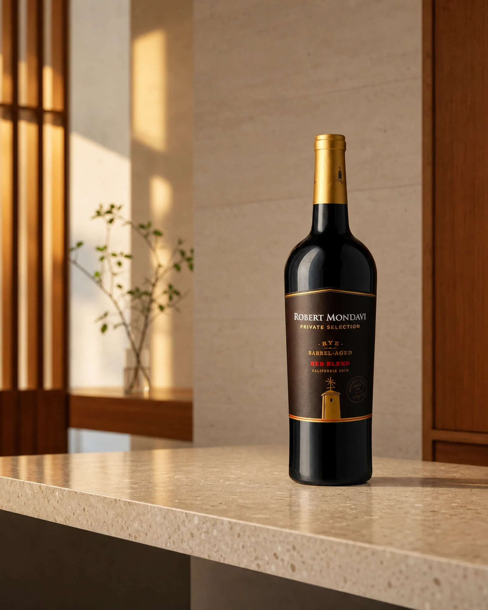 Robert Mondavi Rye Red Blend — калифорнийский красный купаж, выдержанный в бочках из-под ржаного виски (Robert Mondavi Private Selection)