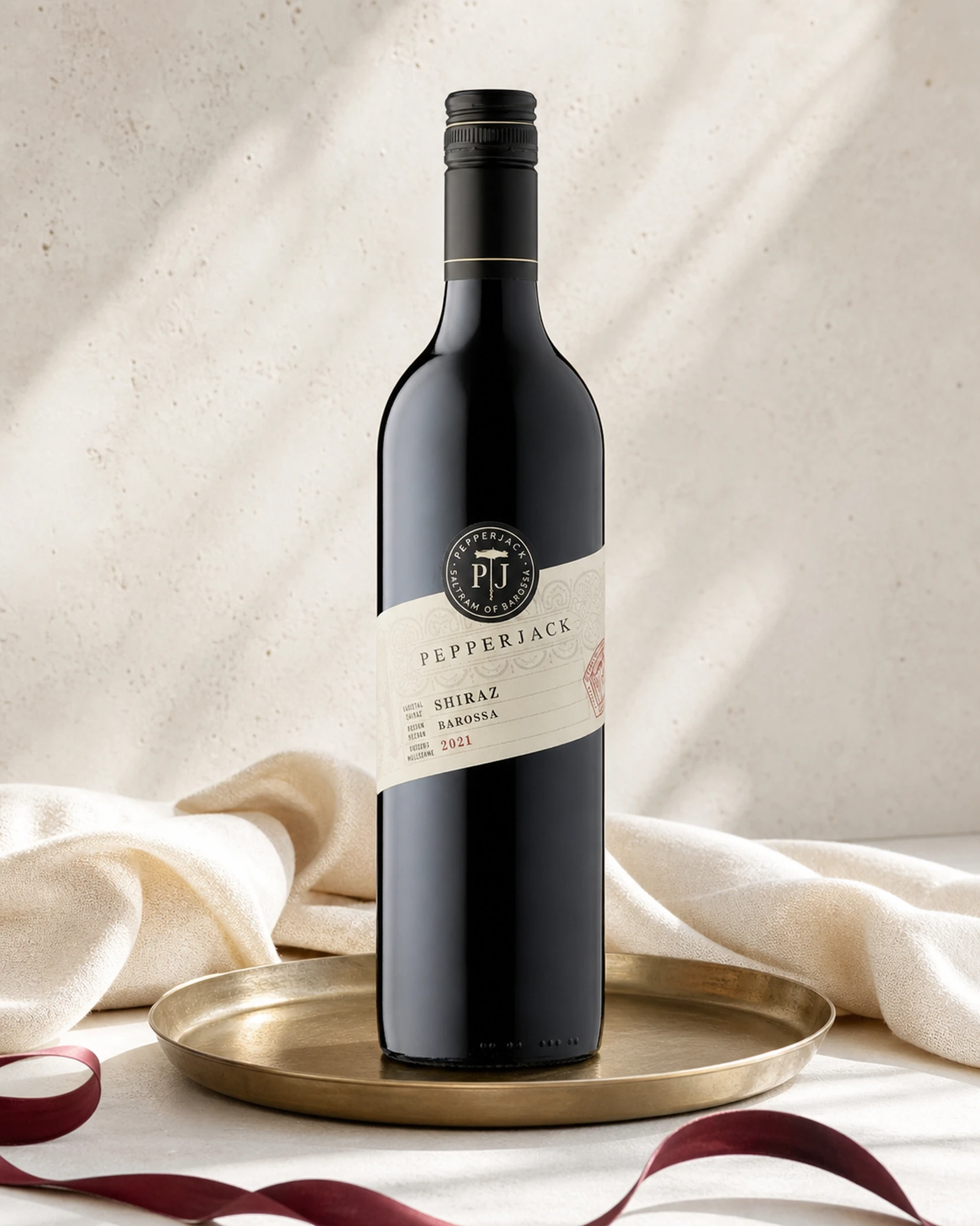 Pepperjack Shiraz 2021 — красный шираз Pepperjack из долины Баросса, Австралия, урожай 2021