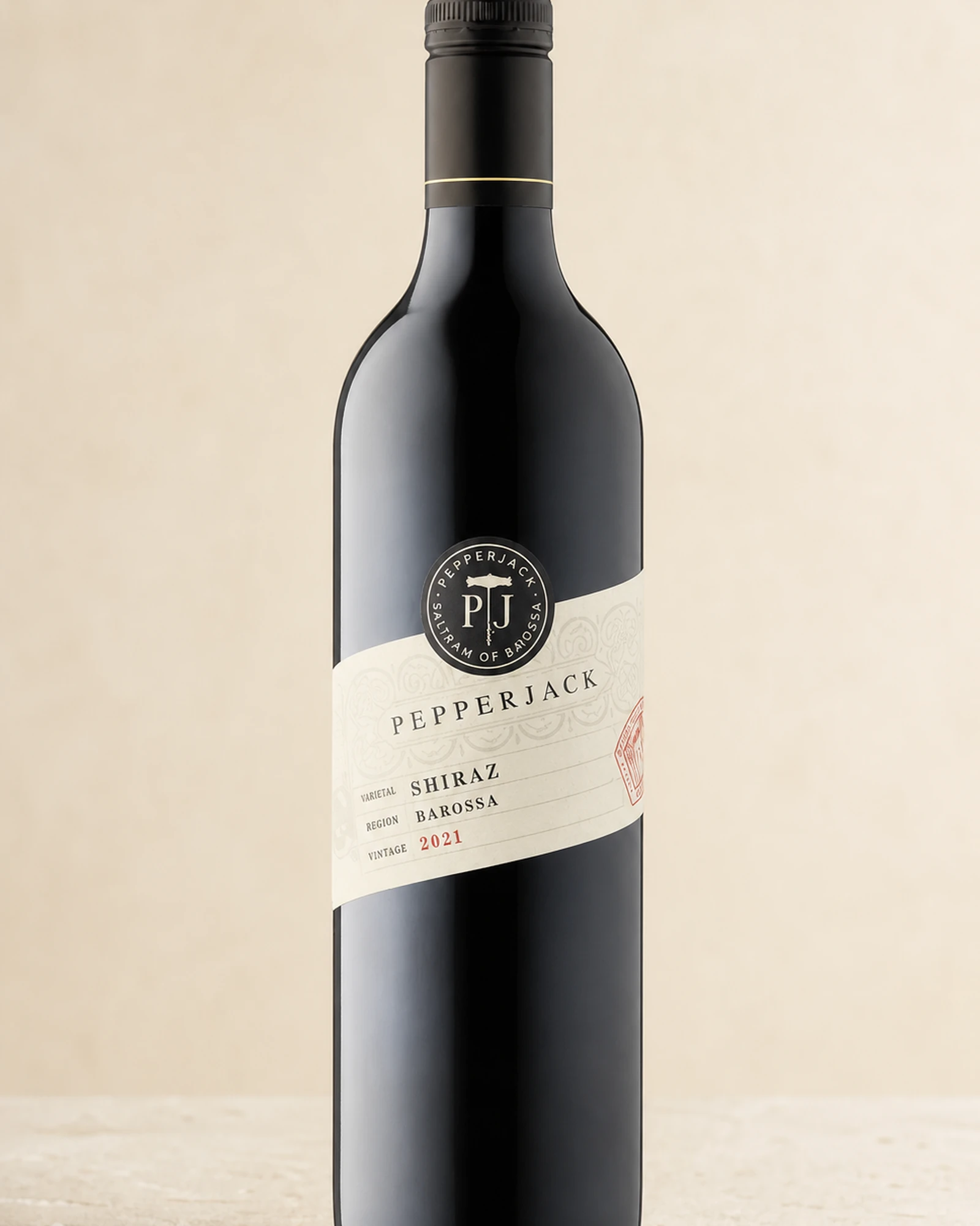 Pepperjack Shiraz 2021 — красный шираз Pepperjack из долины Баросса, Австралия, урожай 2021