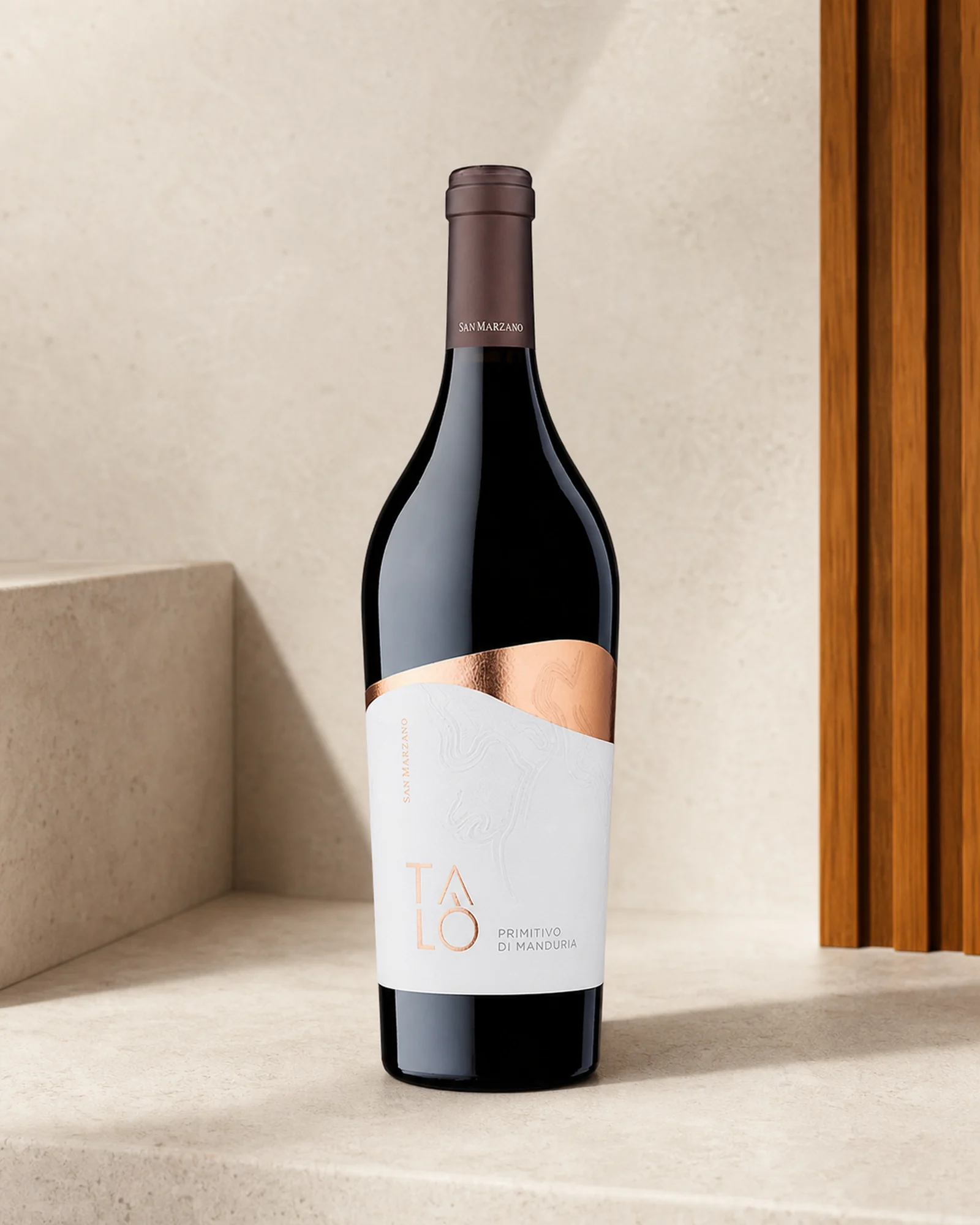 San Marzano Talò Primitivo di Manduria 2022 — красное Primitivo di Manduria DOP урожая 2022, линейка Talò, San Marzano