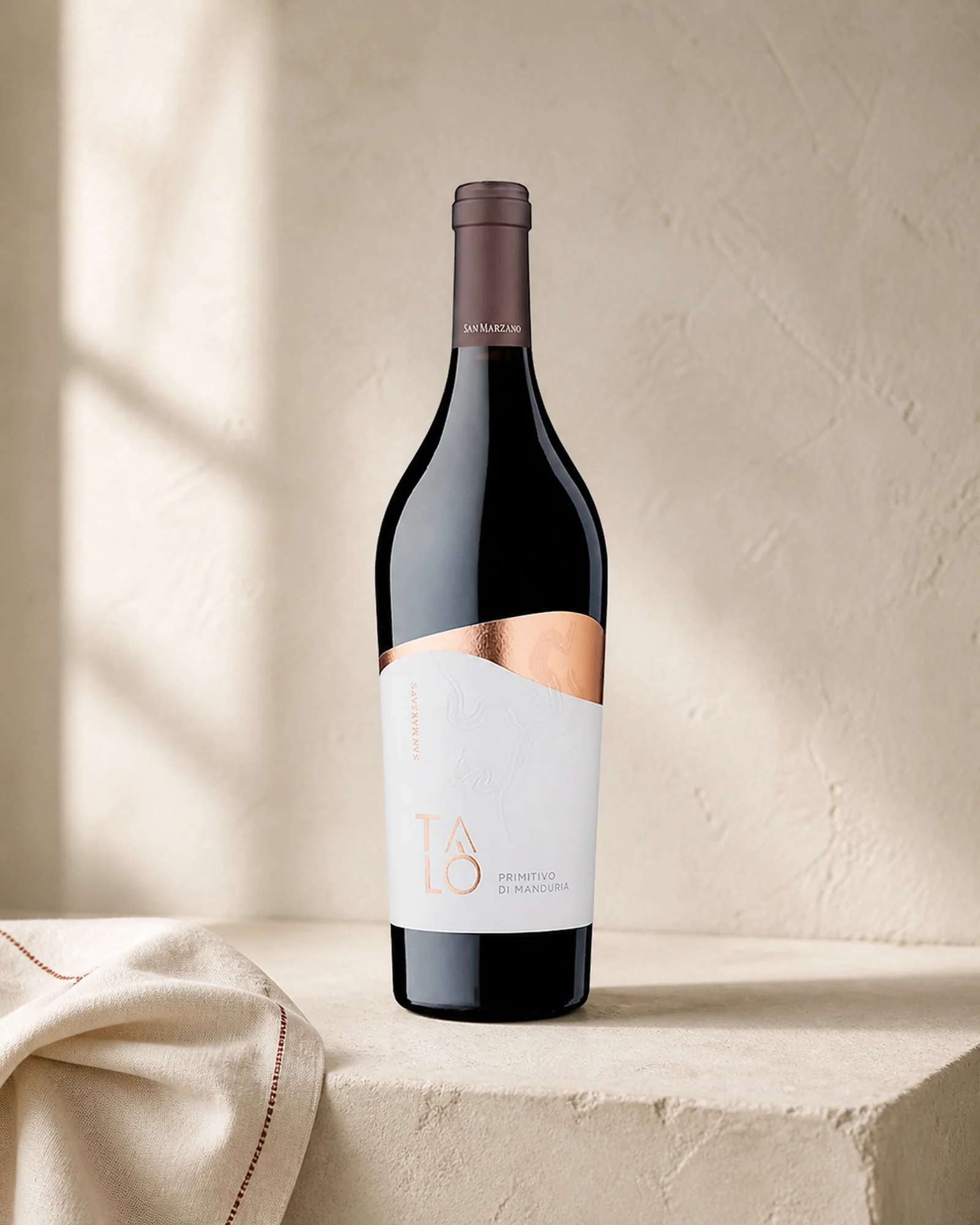 San Marzano Talò Primitivo di Manduria 2022 — красное Primitivo di Manduria DOP урожая 2022, линейка Talò, San Marzano