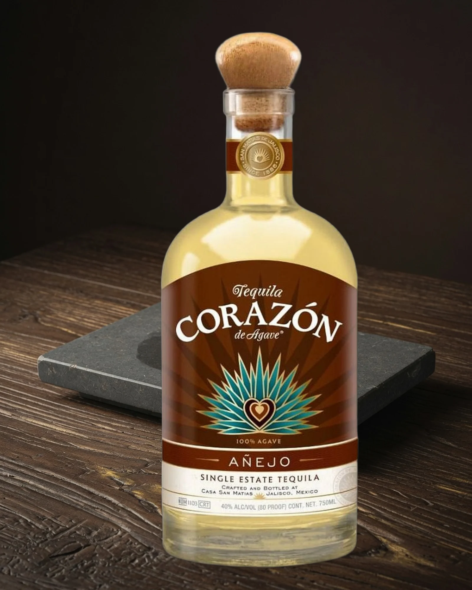 Corazón Añejo — текила añejo Corazon из 100% голубой агавы