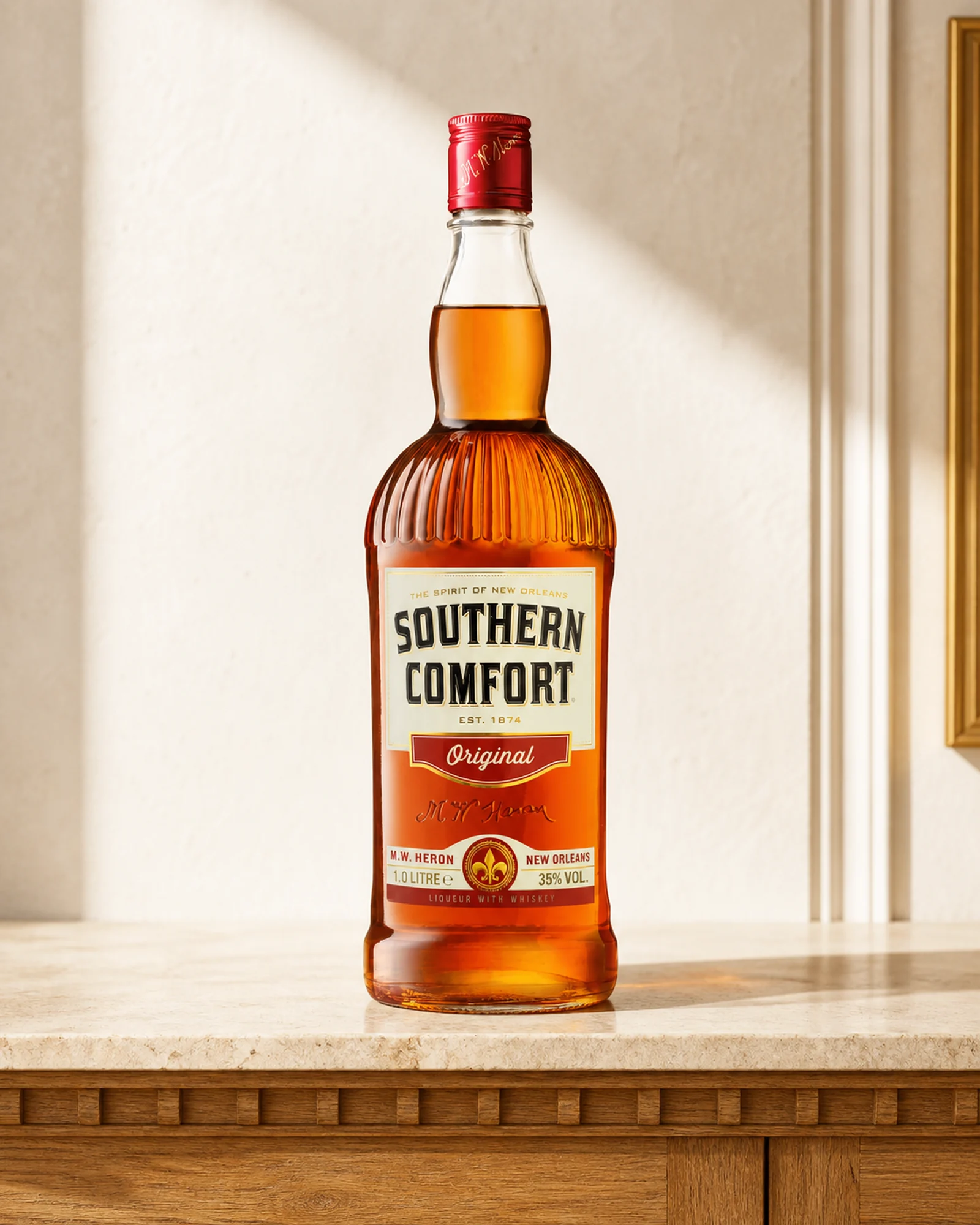 Southern Comfort Original — классический американский spirit whiskey с фруктово-пряными натуральными ароматами