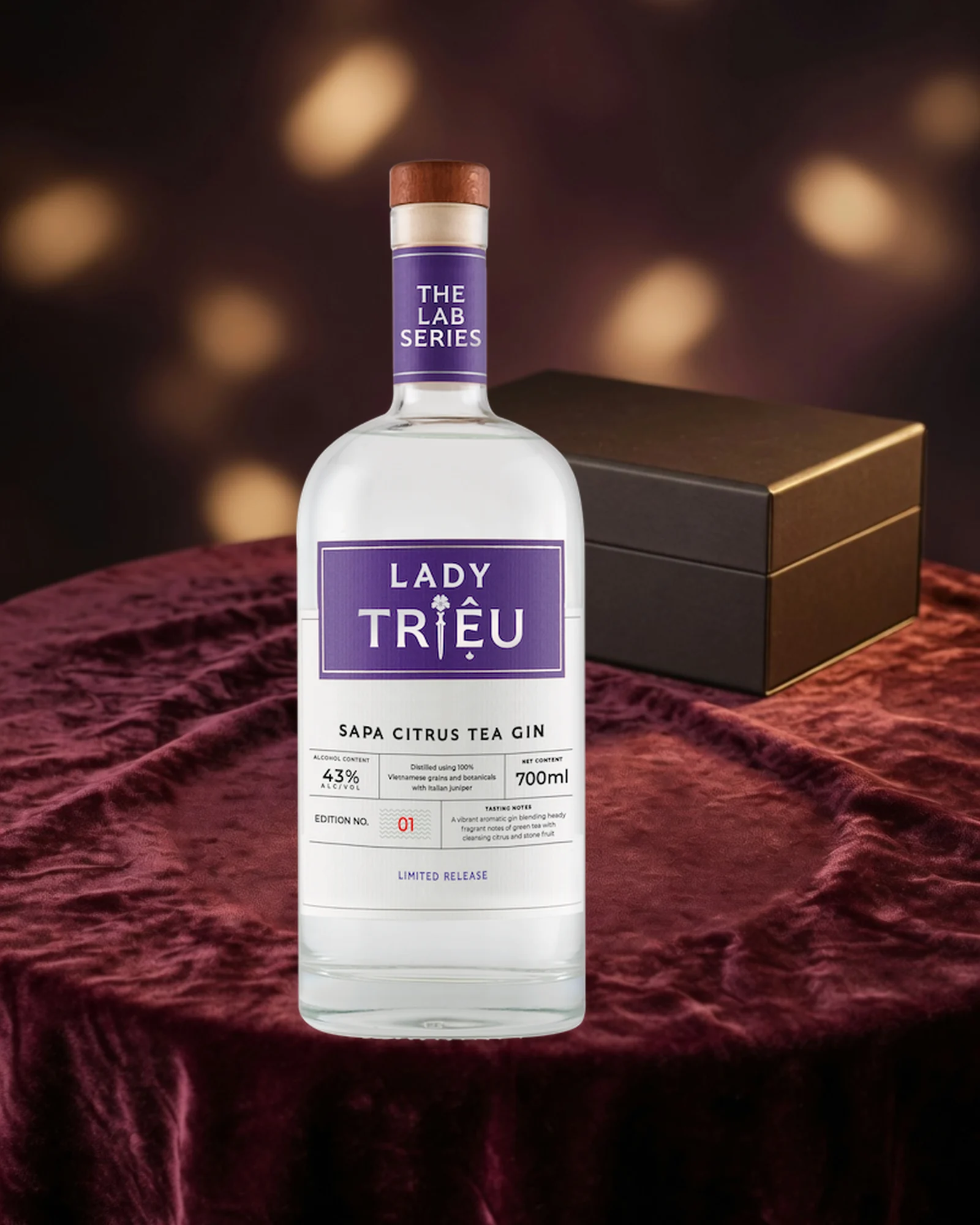 Lady Triệu Sapa Citrus Tea Gin — вьетнамский джин с цитрусовым чаем из Сапы