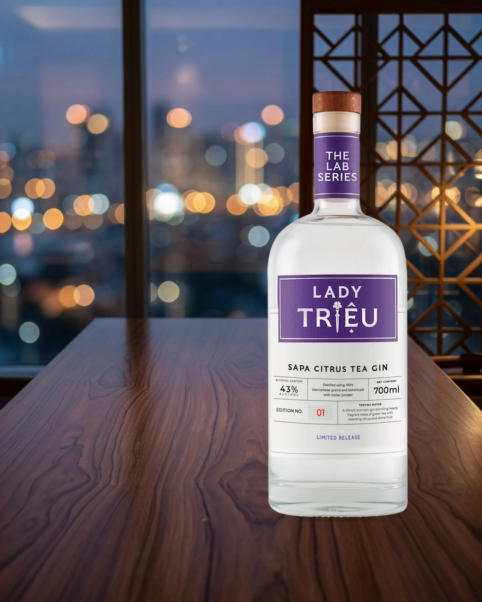 Lady Triệu Sapa Citrus Tea Gin — вьетнамский джин с цитрусовым чаем из Сапы