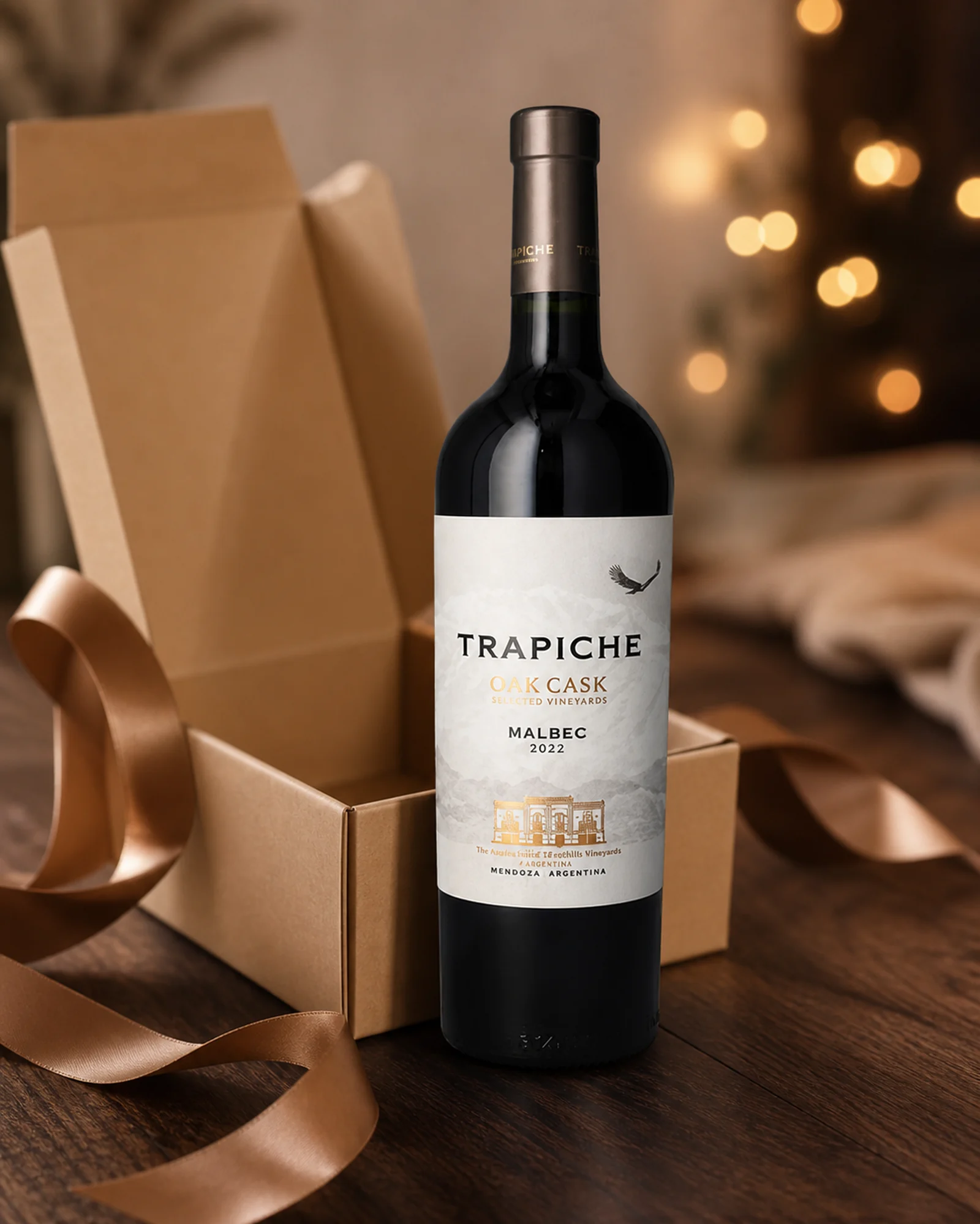 Trapiche Oak Cask Malbec 2022 — красный мальбек линейки Oak Cask урожая 2022, Аргентина