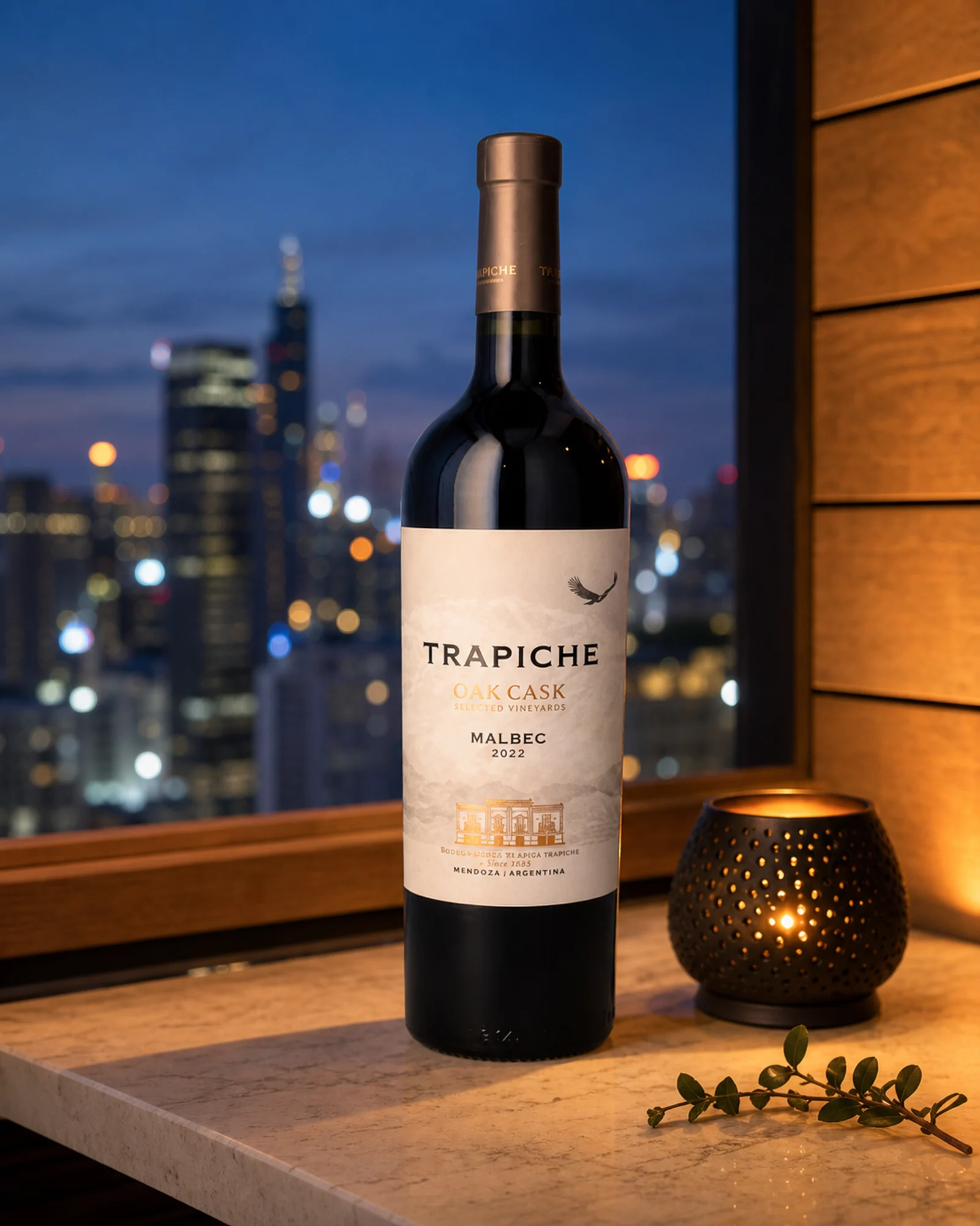 Trapiche Oak Cask Malbec 2022 — красный мальбек линейки Oak Cask урожая 2022, Аргентина