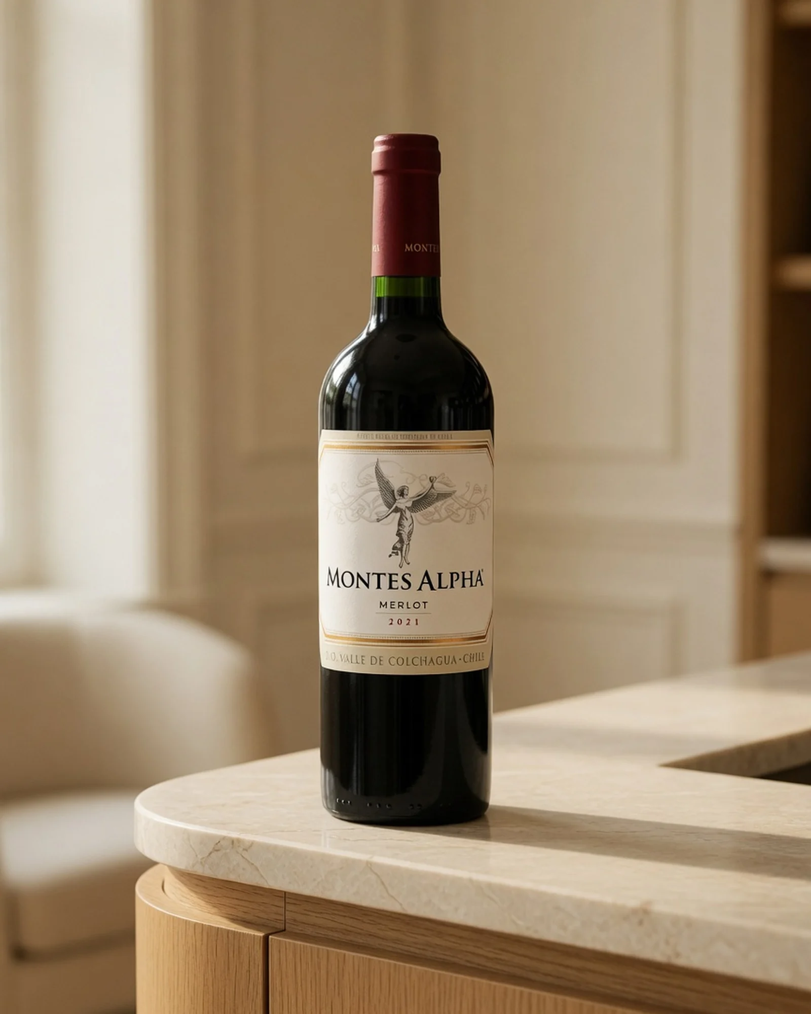 Montes Alpha Merlot — чилийский мерло линейки Alpha из долины Colchagua