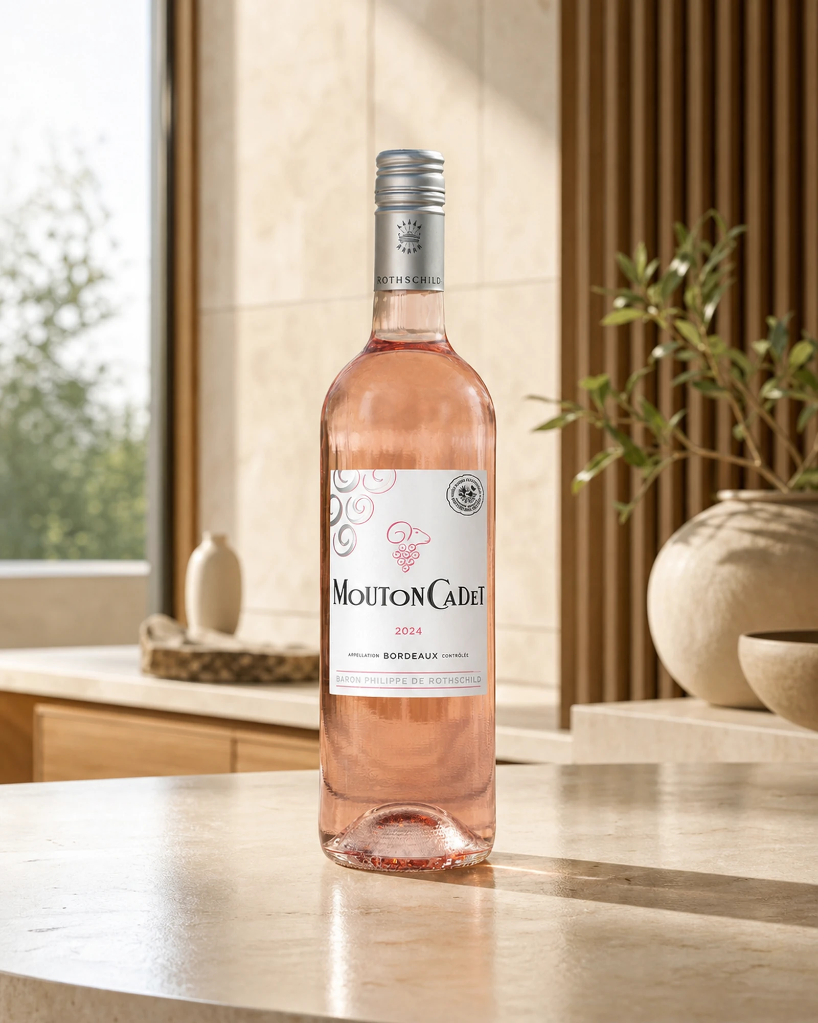 Mouton Cadet Rosé 2024 — розовое бордоское вино Baron Philippe de Rothschild