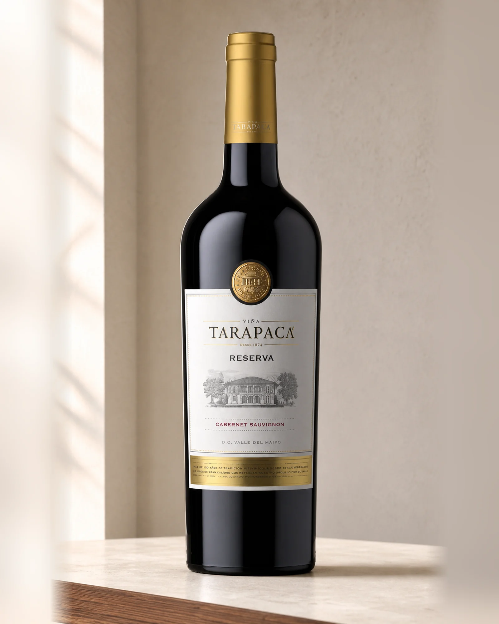 Viña Tarapacá Reserva Cabernet Sauvignon 2022 — сухое чилийское каберне совиньон линейки Reserva, долина Майпо