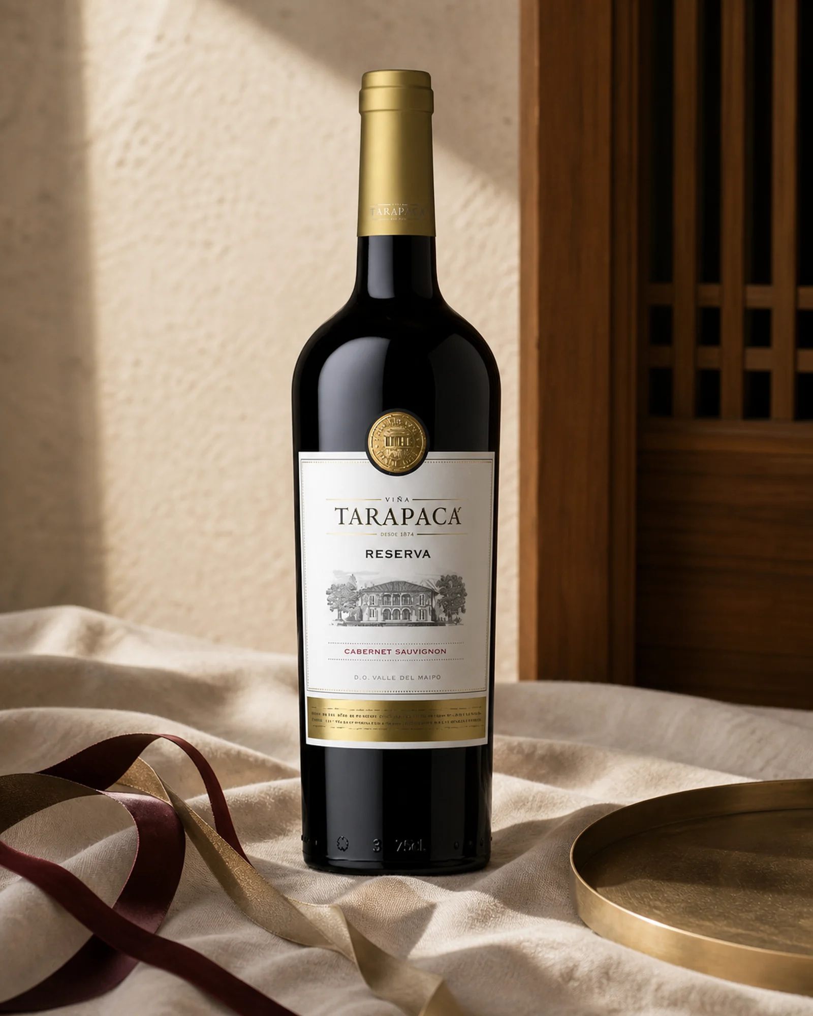 Viña Tarapacá Reserva Cabernet Sauvignon 2022 — сухое чилийское каберне совиньон линейки Reserva, долина Майпо