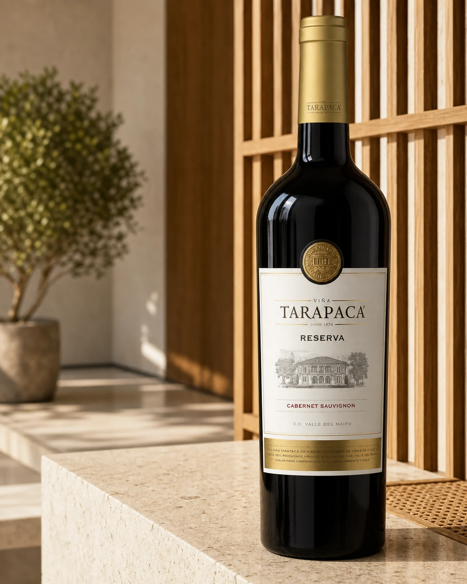 Viña Tarapacá Reserva Cabernet Sauvignon 2022 — сухое чилийское каберне совиньон линейки Reserva, долина Майпо