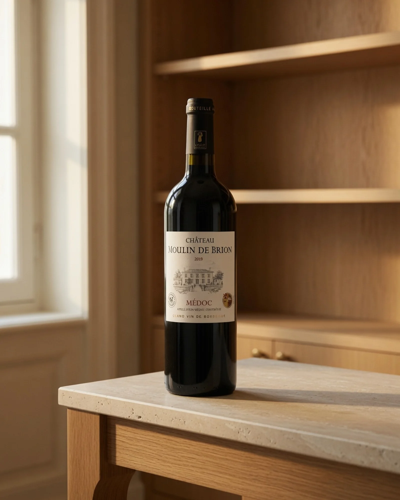 Château Moulin de Brion Médoc 2019 — красное сухое AOC Médoc, семейные Vignobles Cruchon, 2019