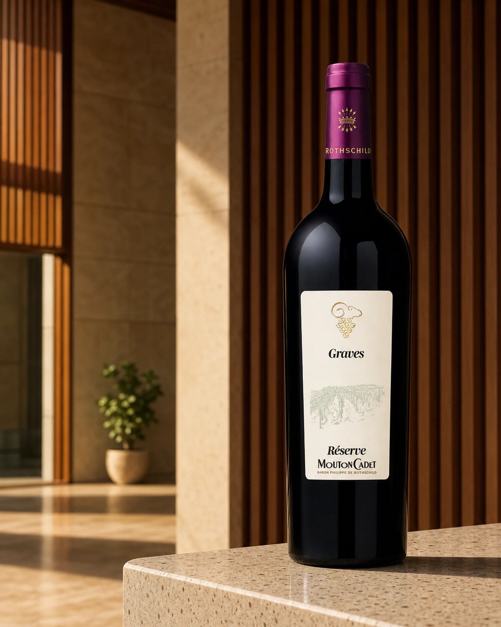 Réserve Mouton Cadet Graves 2019 — красное вино Graves урожая 2019