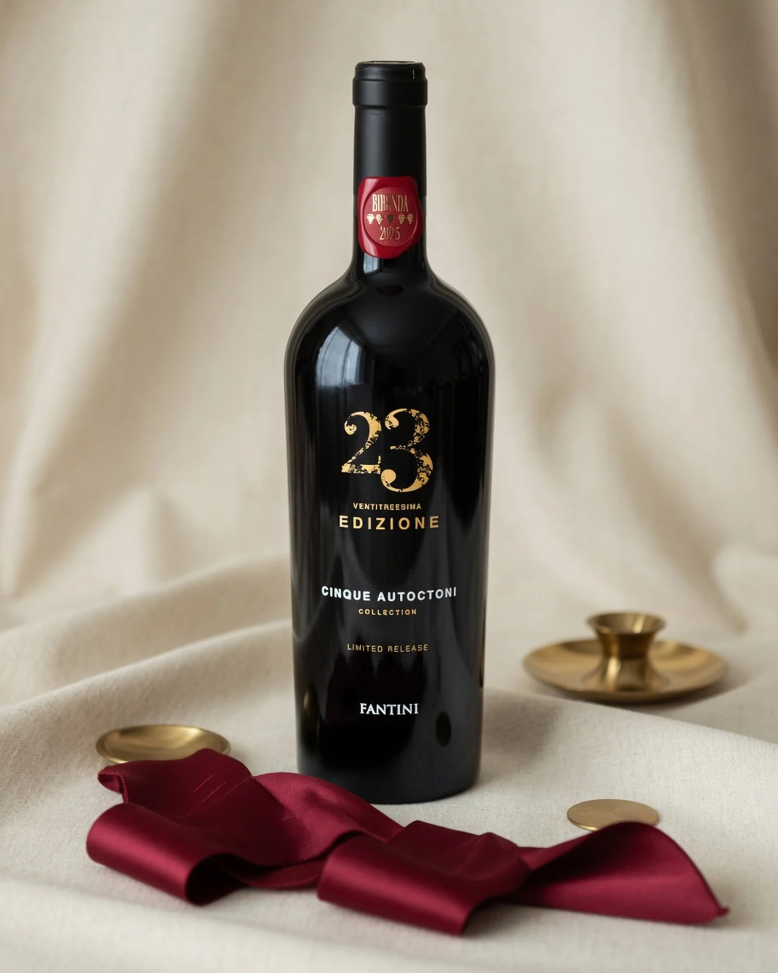Fantini Edizione Cinque Autoctoni Limited Release 2023 — лимитированный красный бленд Fantini Cinque Autoctoni