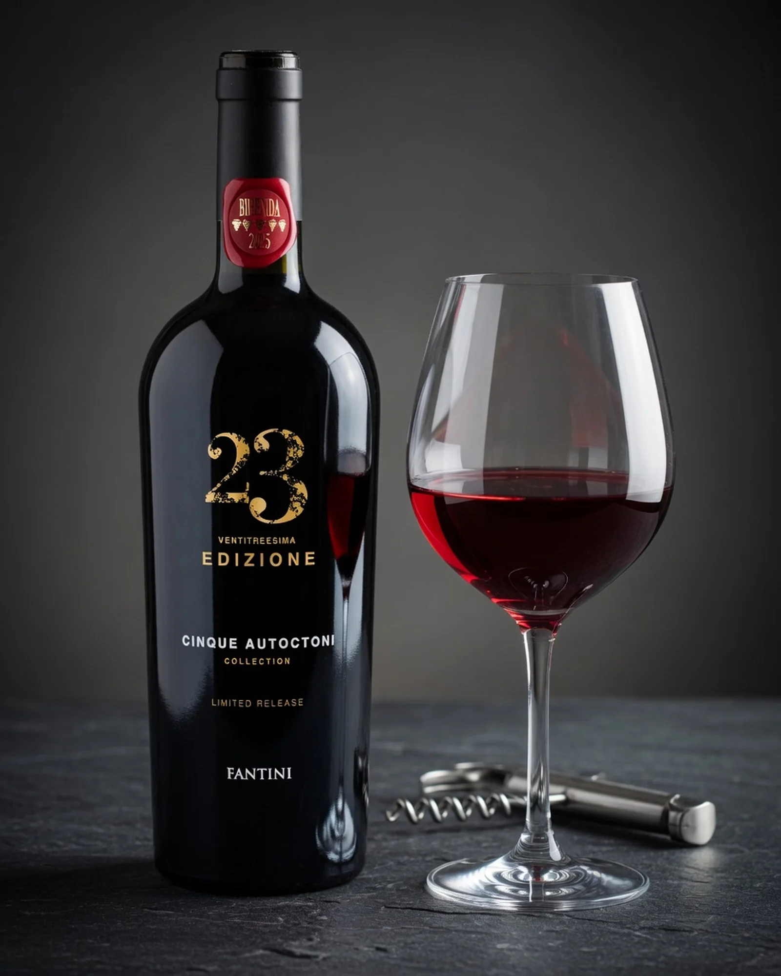 Fantini Edizione Cinque Autoctoni Limited Release 2023 — лимитированный красный бленд Fantini Cinque Autoctoni